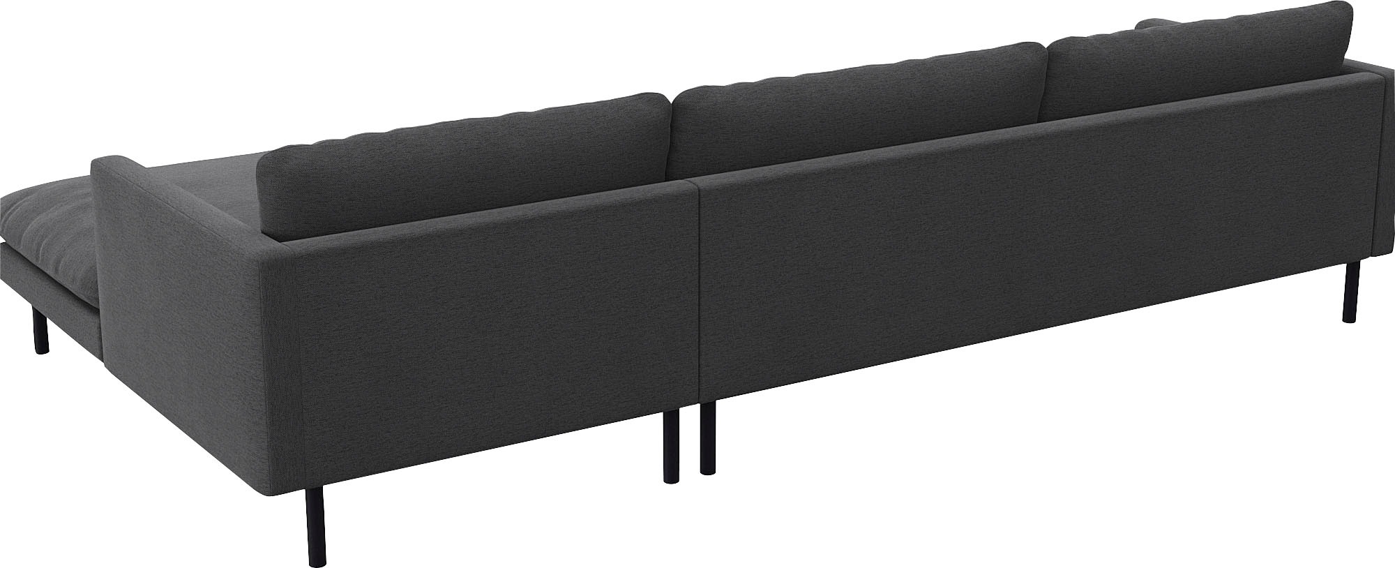 FLEXLUX Ecksofa »Bolzano, elegant und bequem, L-Form«, Sitzaufbau mit Kaltschaum & Stahl-Wellen, loose Sitz -& Rückenkissen