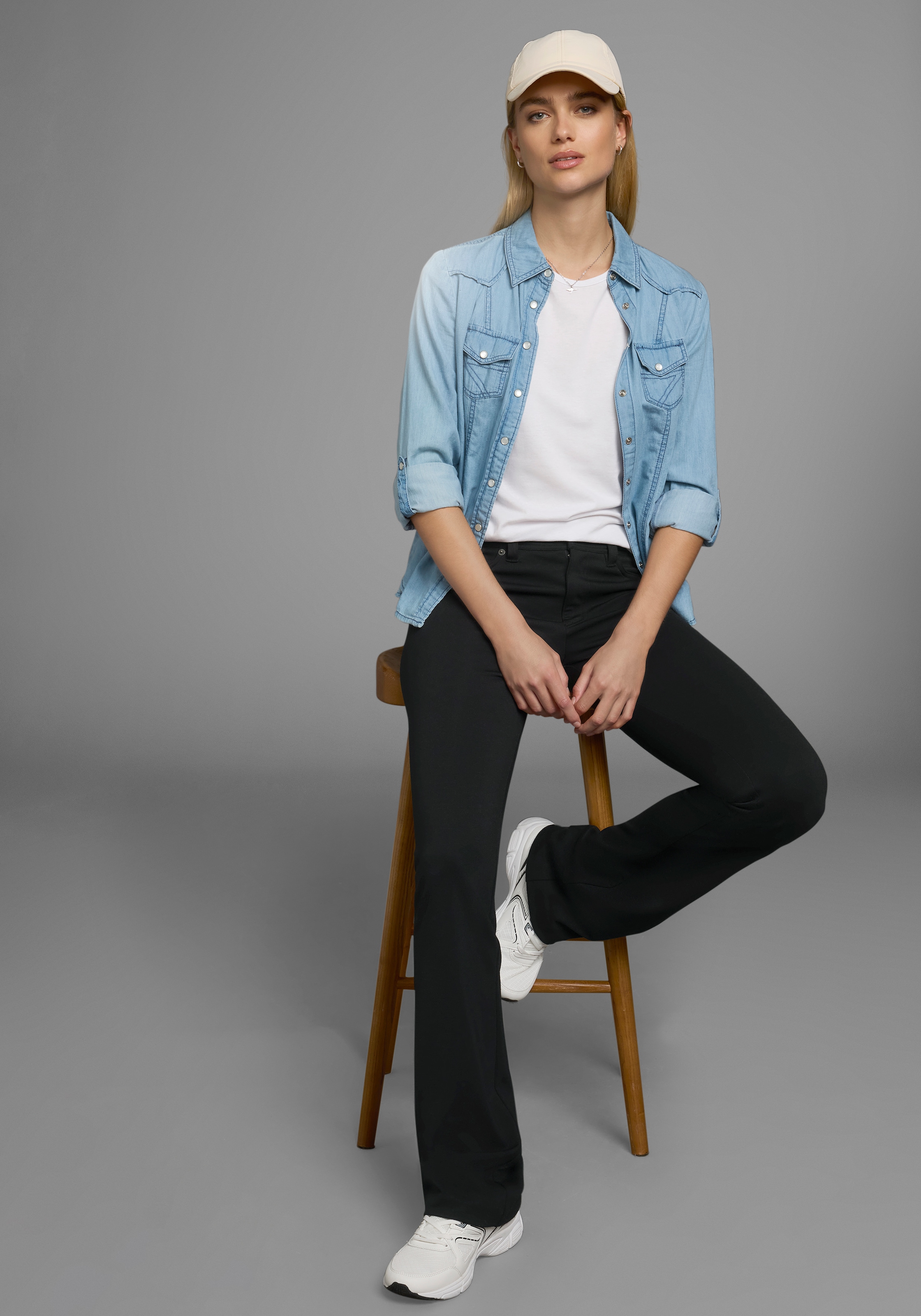 Laura Scott Bootcuthose, aus Jersey-Qualität