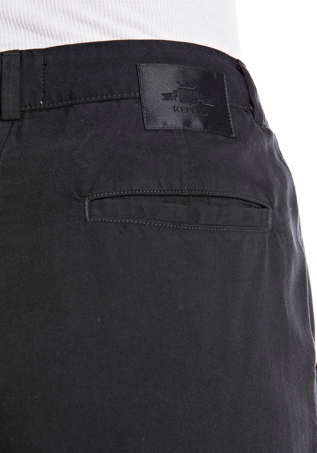 Replay Cargohose, mit Bundfalten