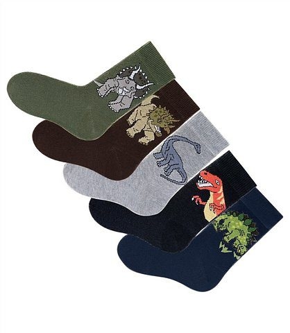 H.I.S Socken, (5 Paar), mit ♕ Dinosauriermotiven bei