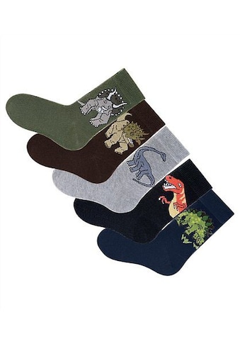 H.I.S Socken, (5 Paar), mit Dinosauriermotiven kaufen