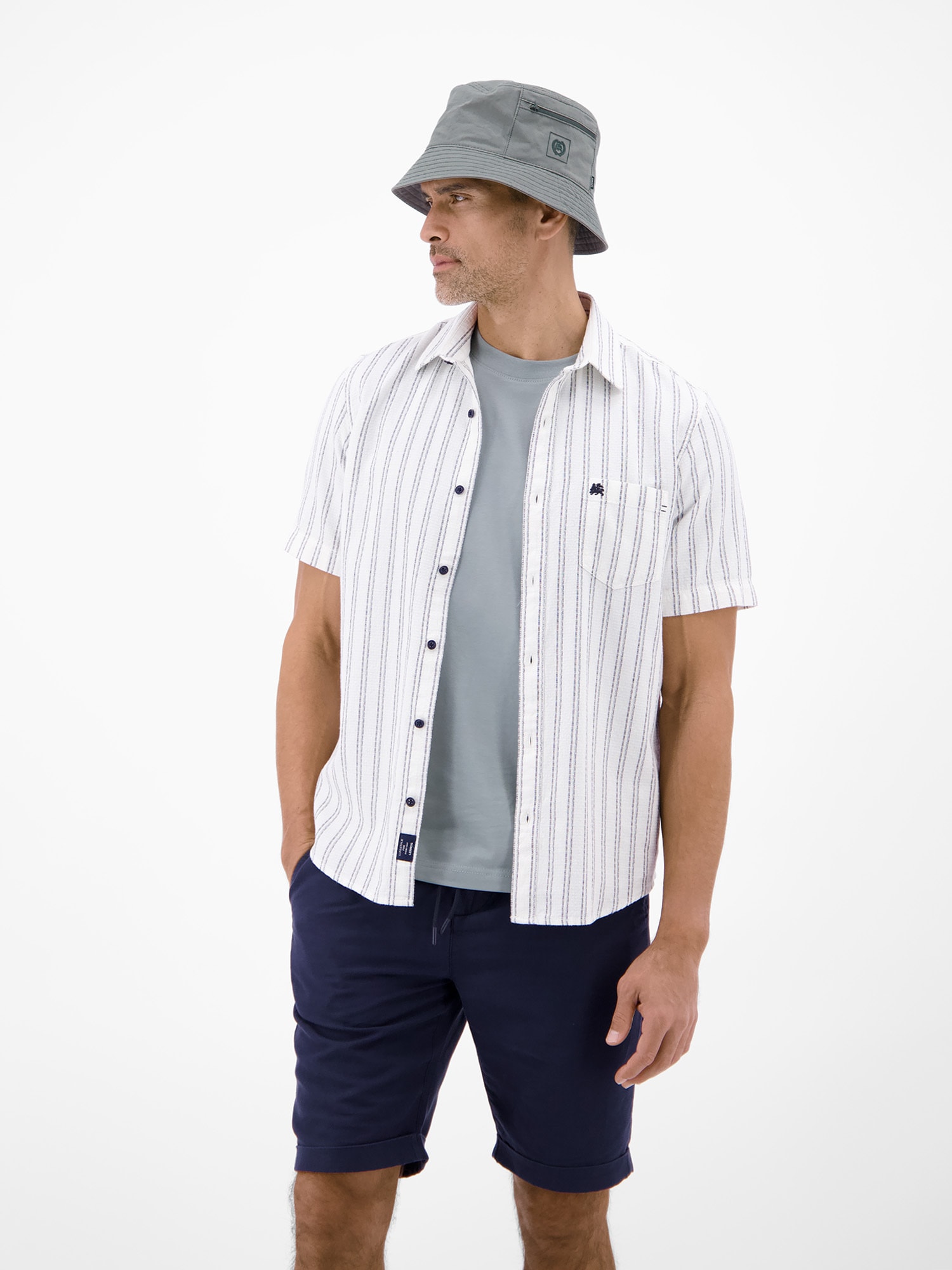 LERROS Fischerhut »Bucket Hat mit Reißverschlusstasche«
