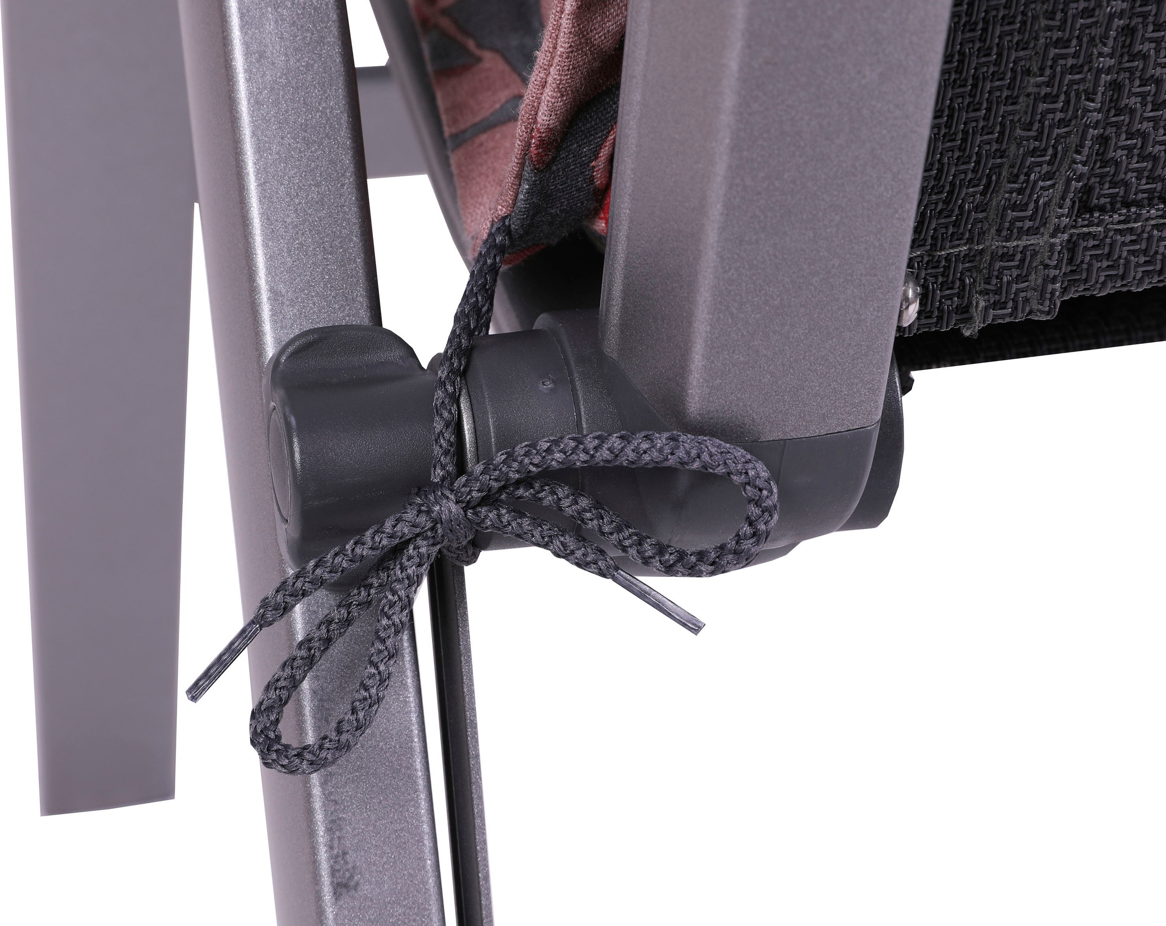 GO-DE Liegenauflage Blätter / Beeren anthrazit - Maße BxLxH ca.: 60 cm x 190 cm x 7 cm