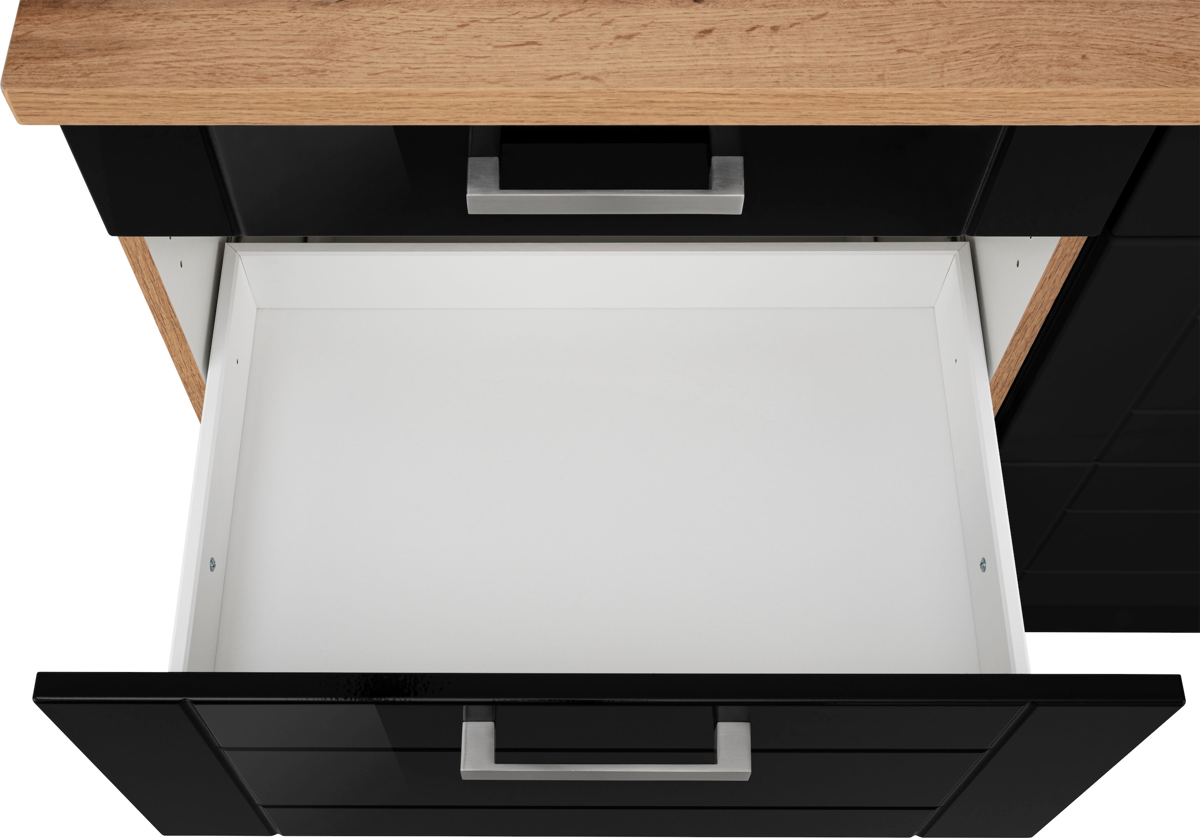 KOCHSTATION Winkelküche »KS-Tinnum«, mit E-Geräten, Stellbreite 240/270 cm