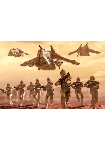 Komar Fototapete »Star Wars Classic Clone Trooper«, futuristisch-mehrfarbig-Weltall kaufen