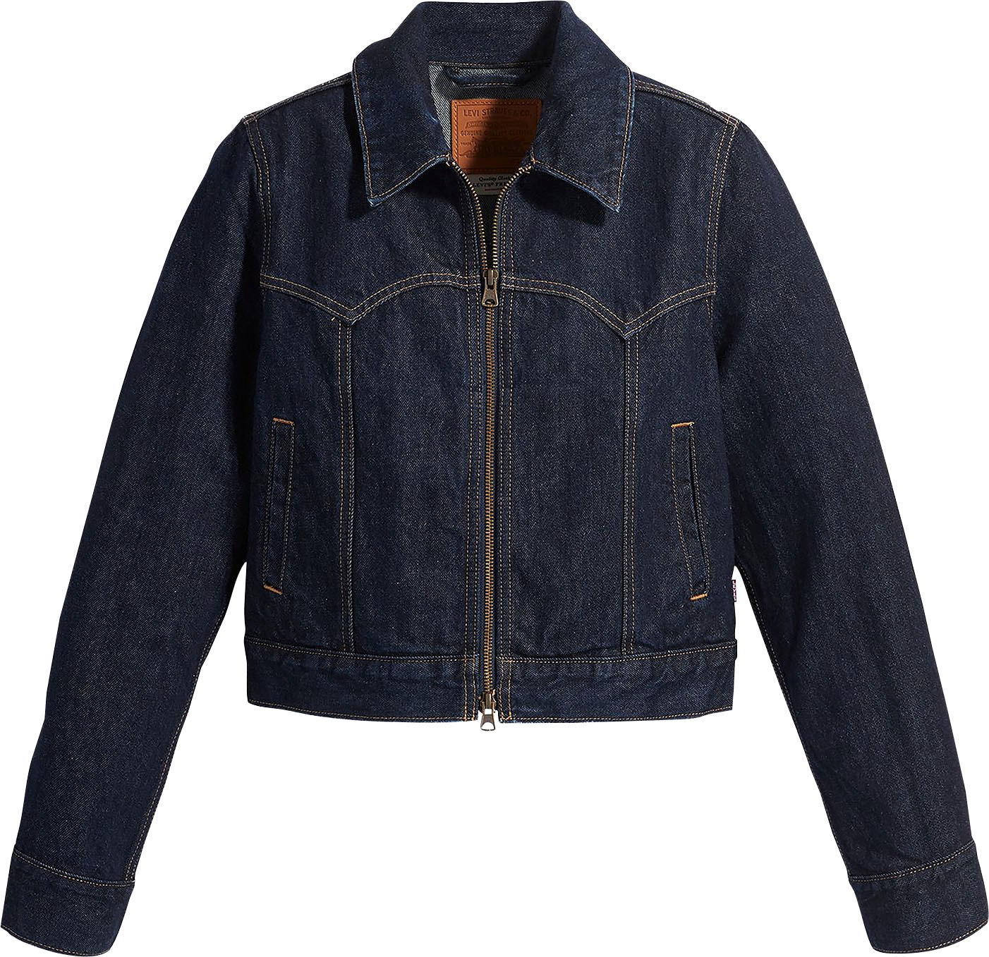 Levi's® Jeansjacke »ZIP SLIM TRUCKER DARK«