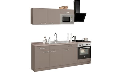wiho Küchen Küchenzeile »Kansas«, mit E-Geräten, Breite 220 cm kaufen