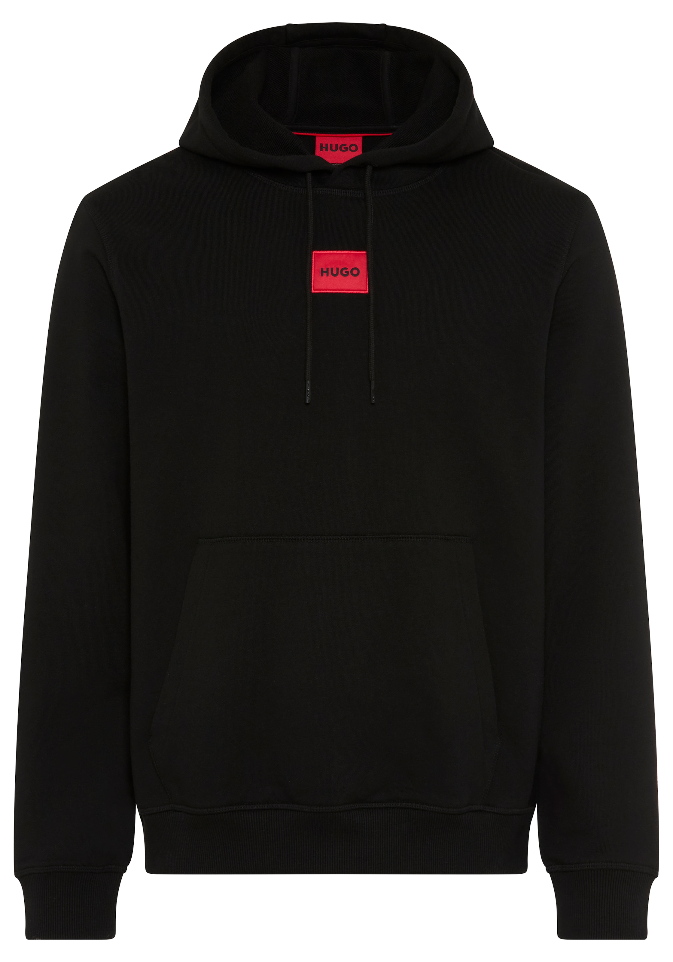 HUGO Kapuzensweatshirt »Daratschi«, Kapuze mit Kordelzug, Regular Fit Kängurutasche, HUGO Weblabel
