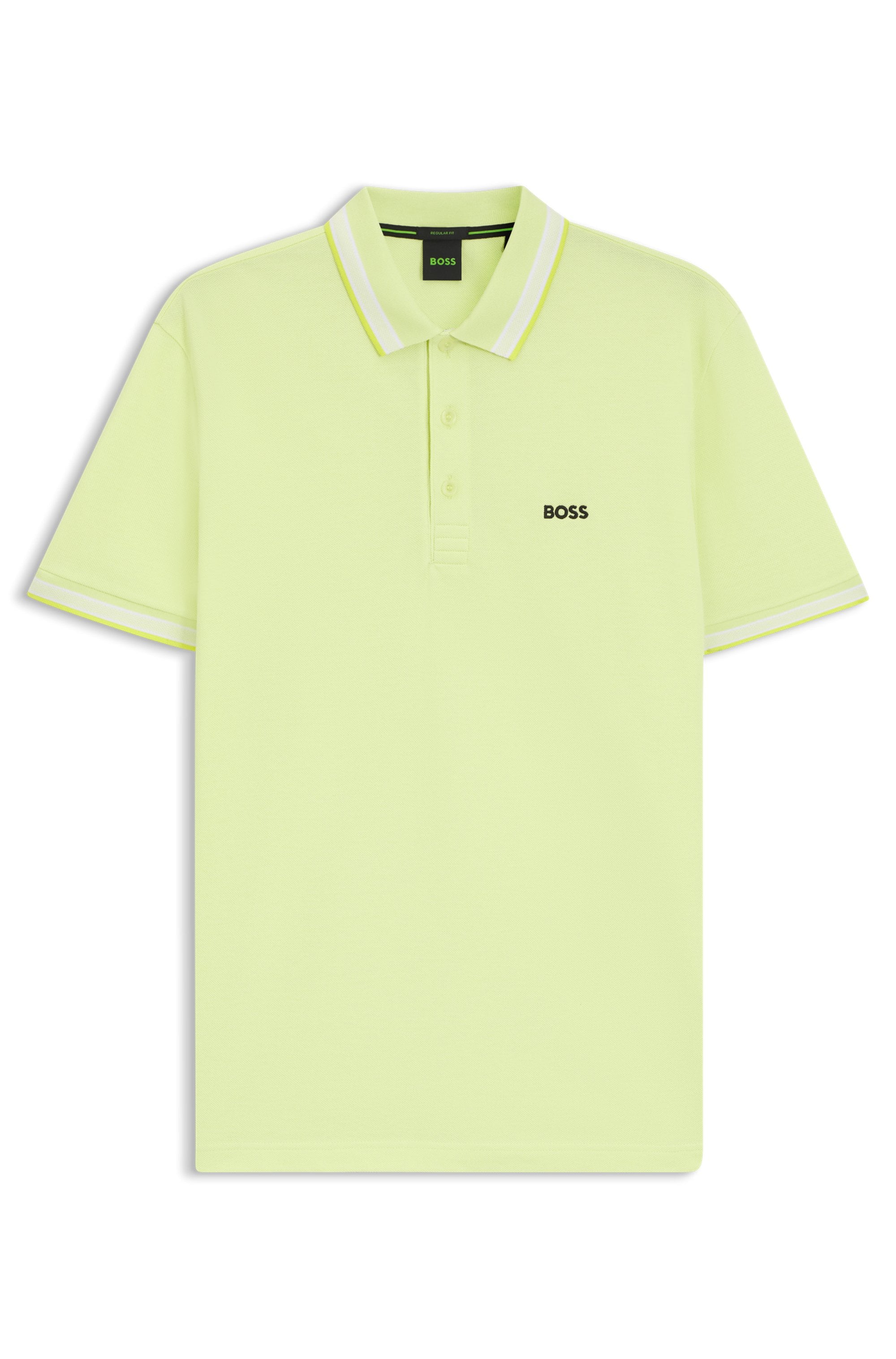BOSS GREEN Poloshirt »Paddy«, mit kontrastfarbenen Streifen am Kragen