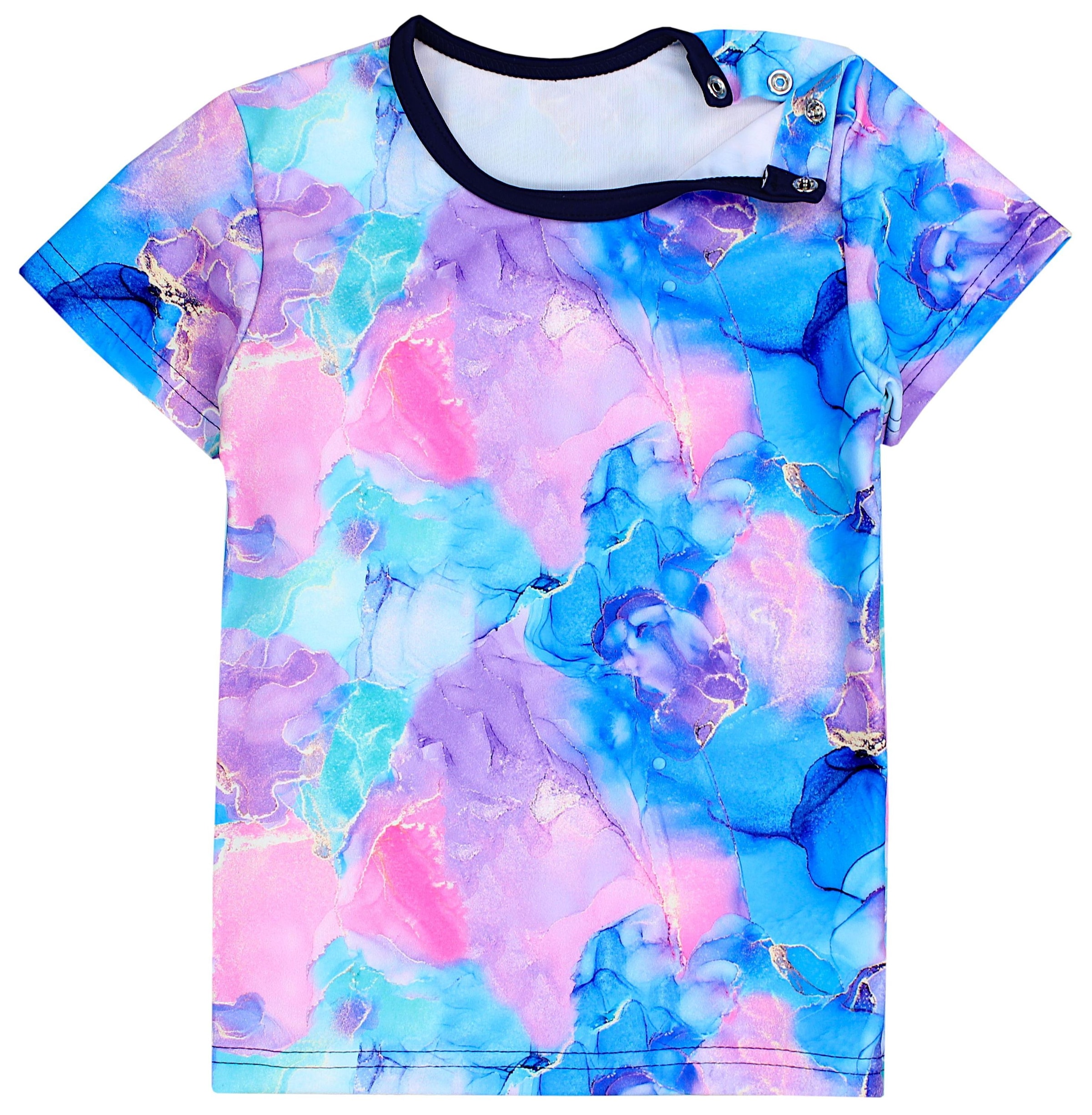 AQUARTI Badeanzug »Badeanzug Baby Mädchen Zweiteiler Badeanzug Bade-Set Bade T-Shirt Badehose«