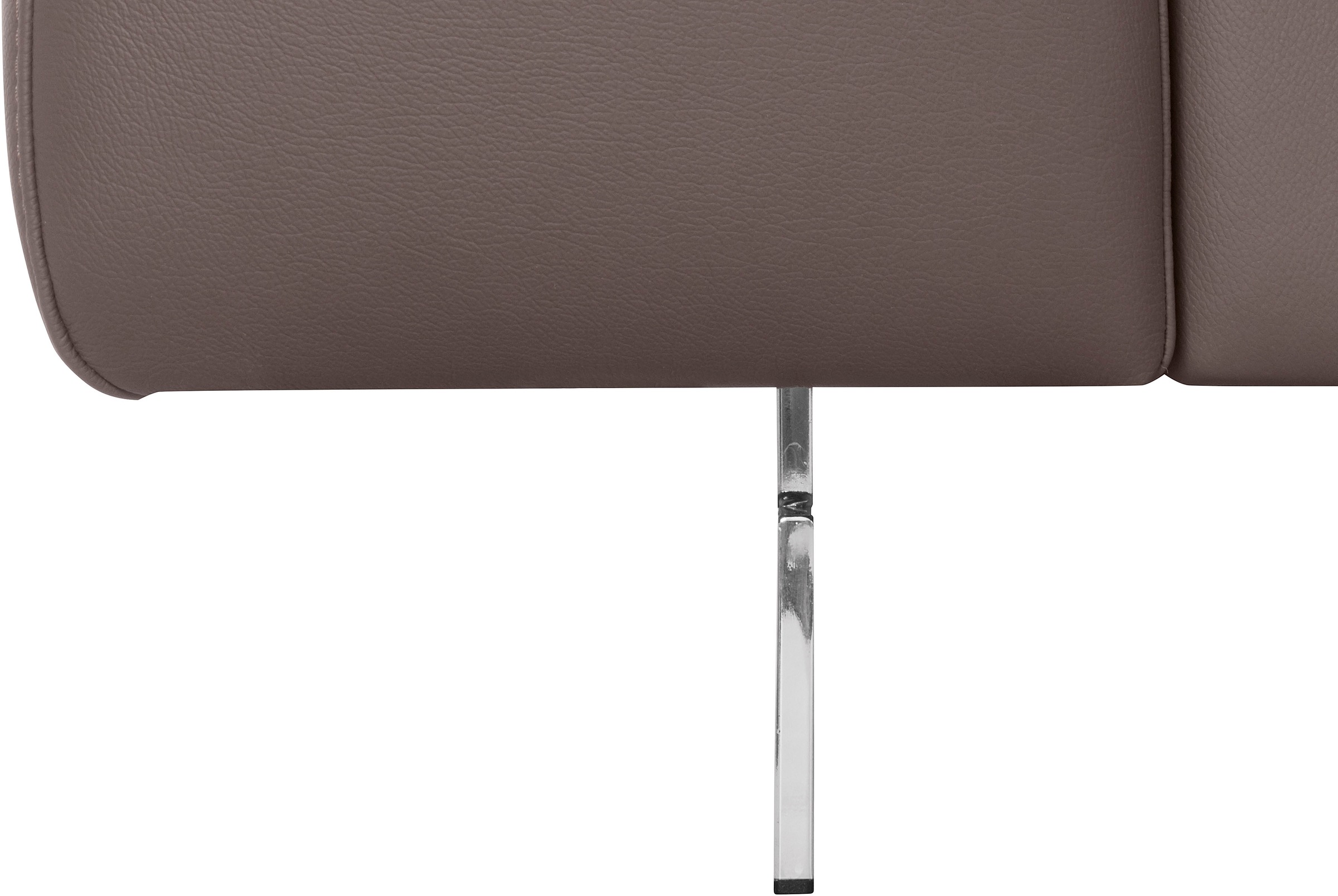 COTTA 2-Sitzer »Chef«, Big-Sofa mit Kopfteilverstellung, edle Metallkufen