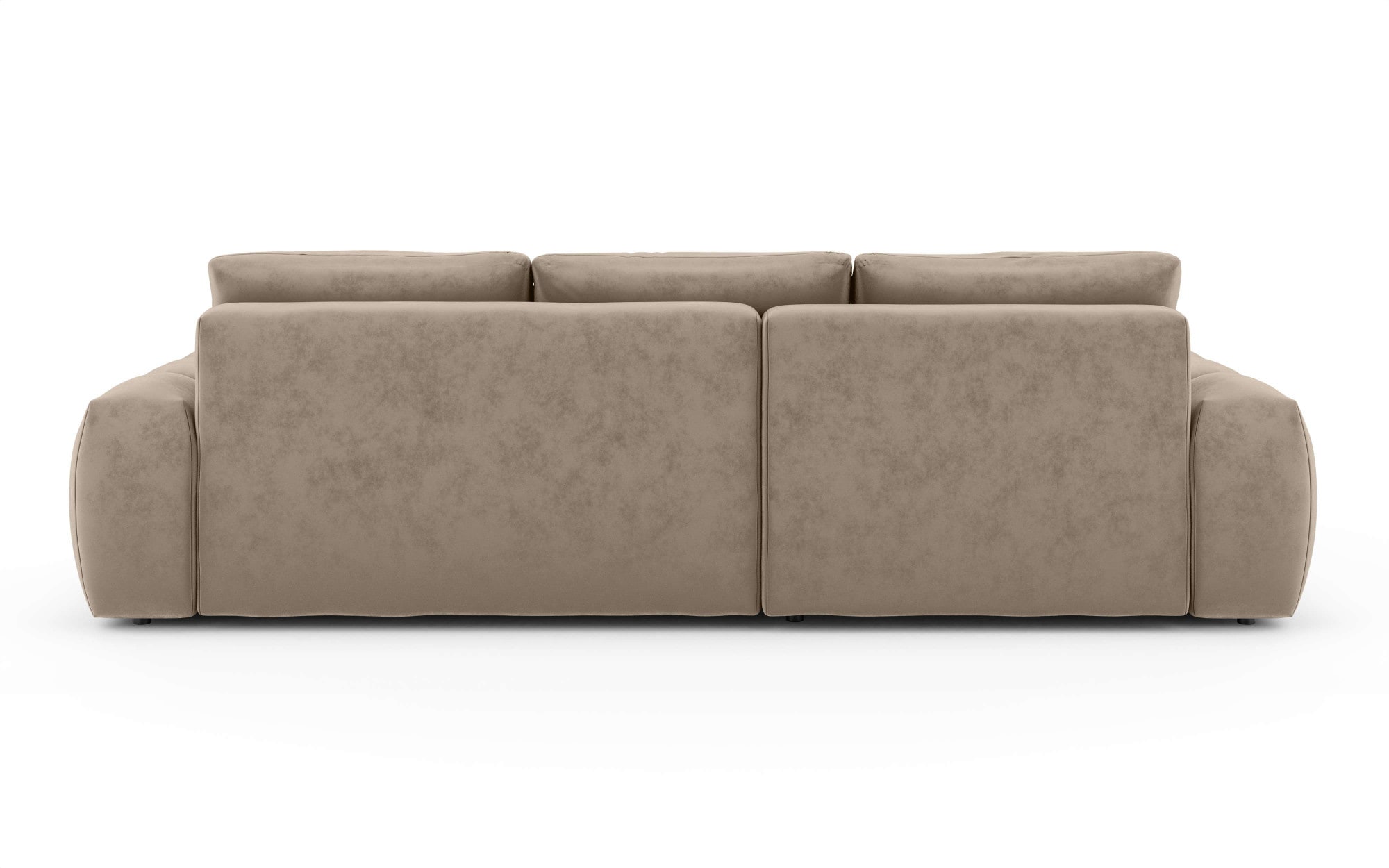 INOSIGN Ecksofa »AZITA klein optionale Schlafsofa mit Bettkasten, B/T/H: 270/166,5/84cm«, L-Form mit Wellenunterfederung, Bubble-Optik