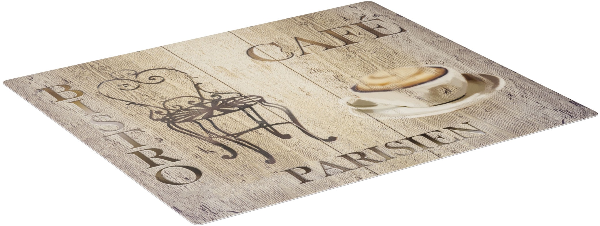 WENKO Herd-Abdeckplatte »Modell Bistro« Schutzmatte, Abdeckmatte für Kochfelder, Induktionsschutzmatte