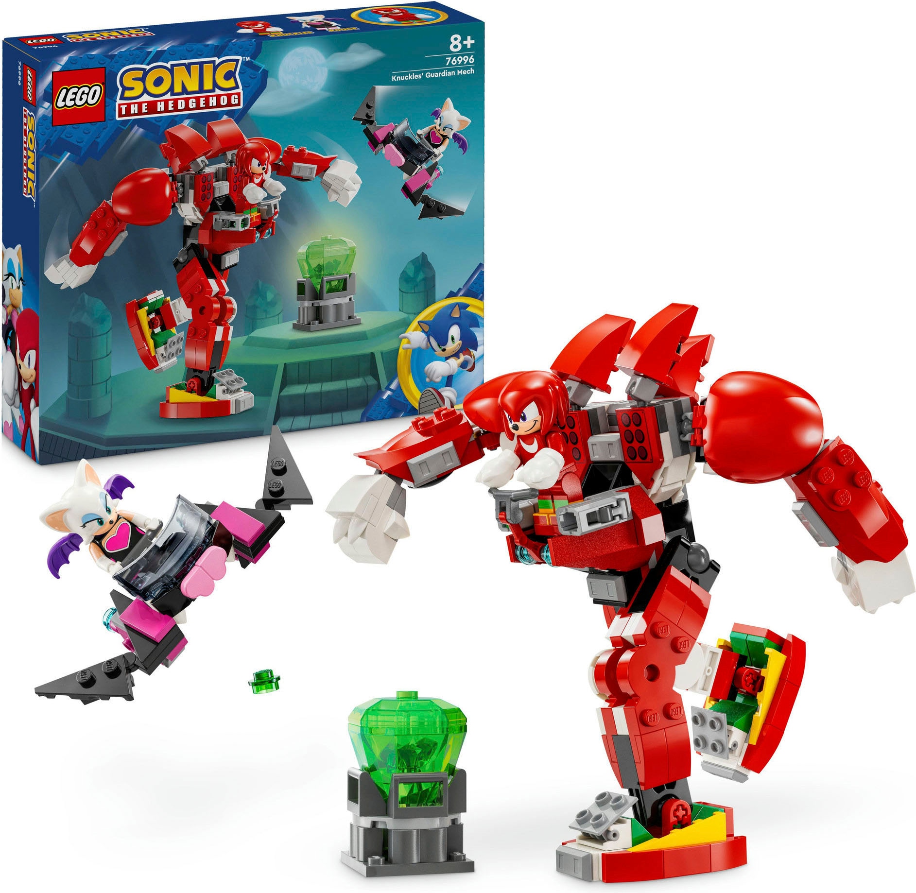 Konstruktionsspielsteine »Knuckles' Wächter-Mech (76996), LEGO Sonic«, (276 St.), Made...