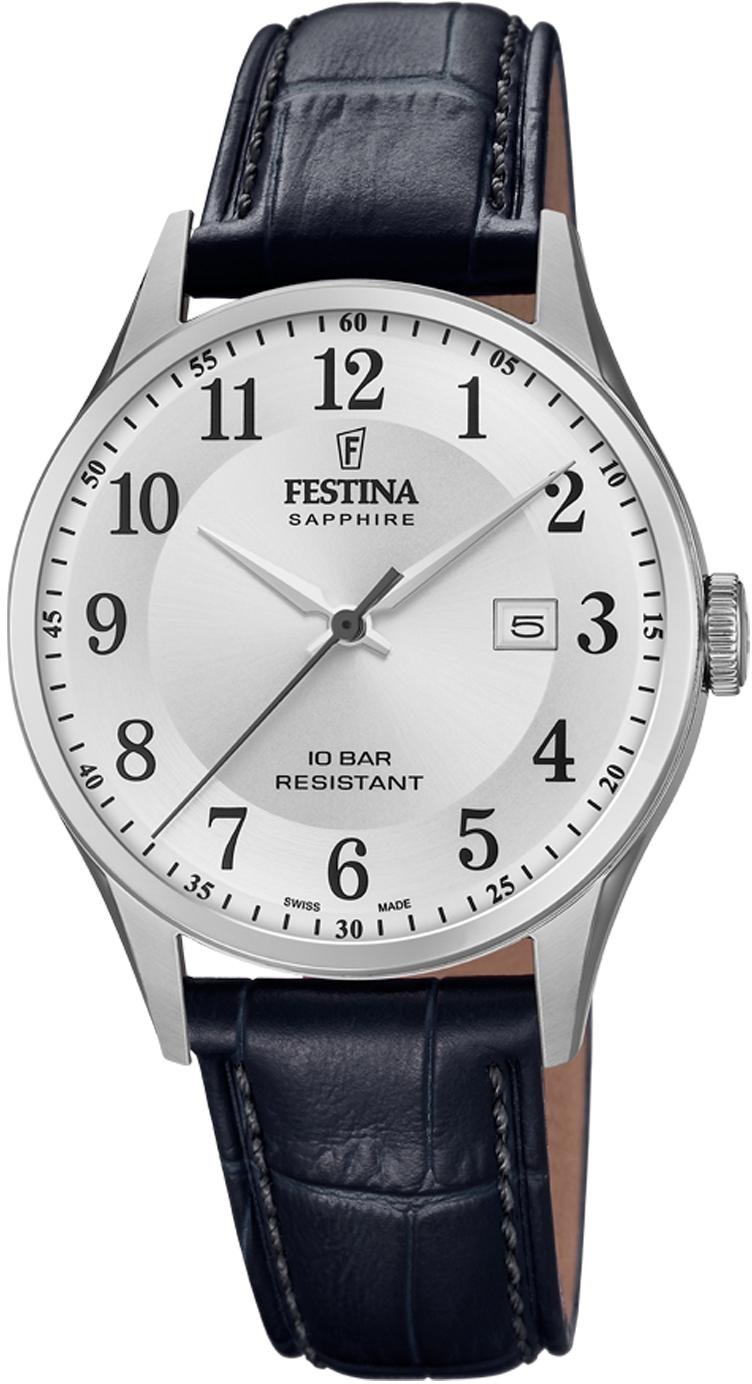 bei ♕ Made Quarzuhr Festina F20007/1« »Swiss Collection,