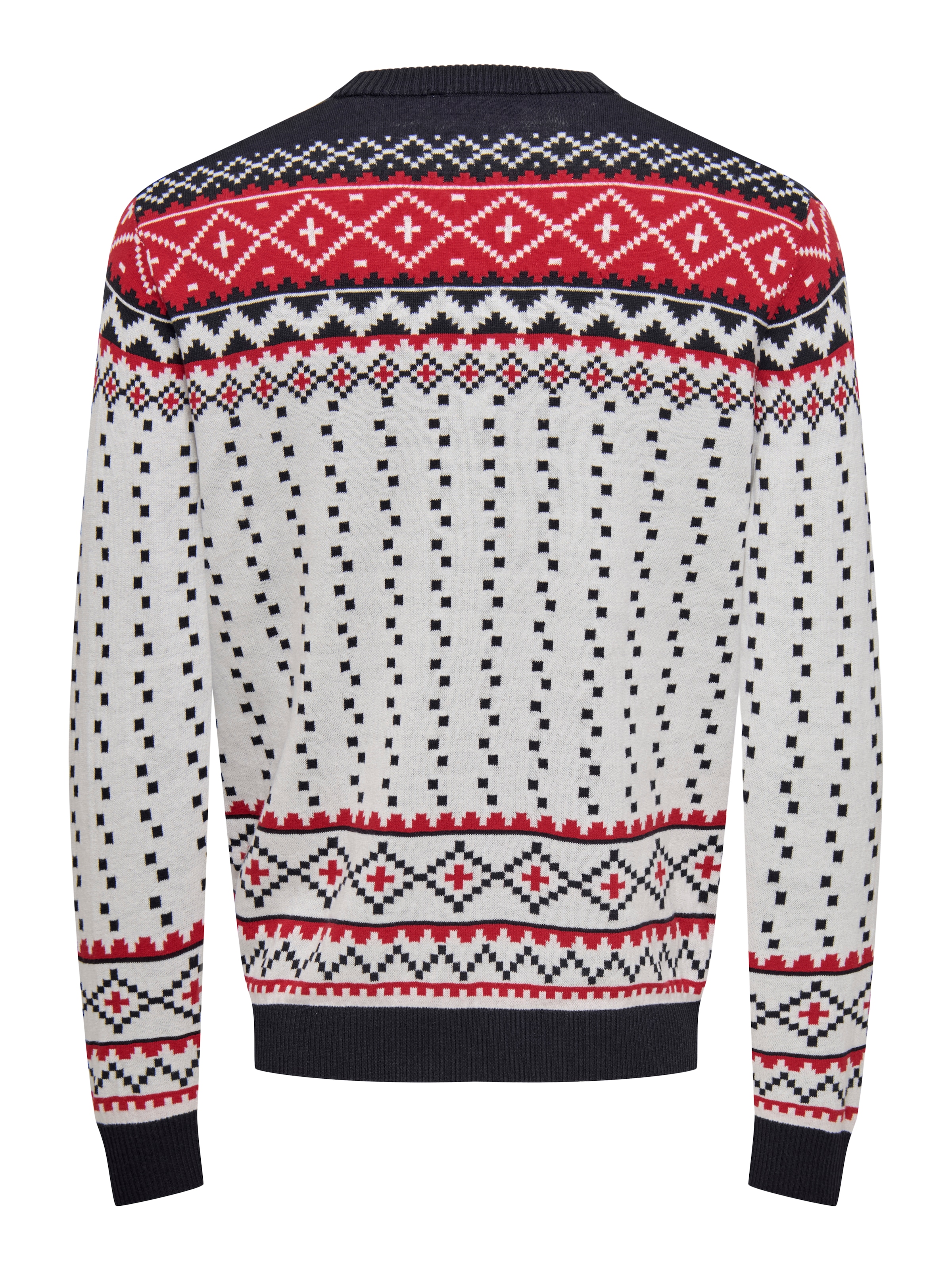 ONLY & SONS Rundhalspullover »ONSX-MAX REG DEER CREW KNIT«