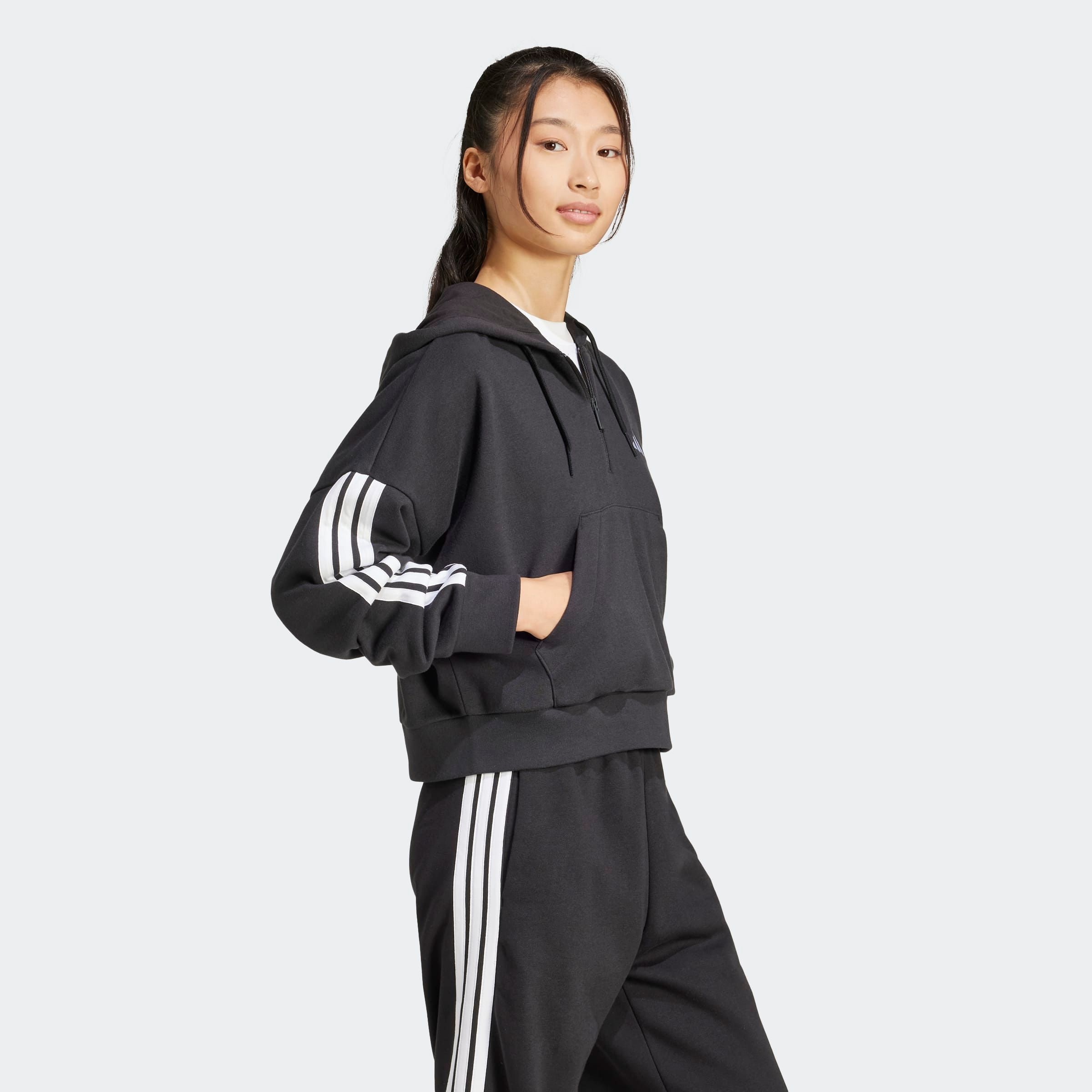 adidas Sportswear Kapuzensweatshirt »W 3S FT QZ HD«
