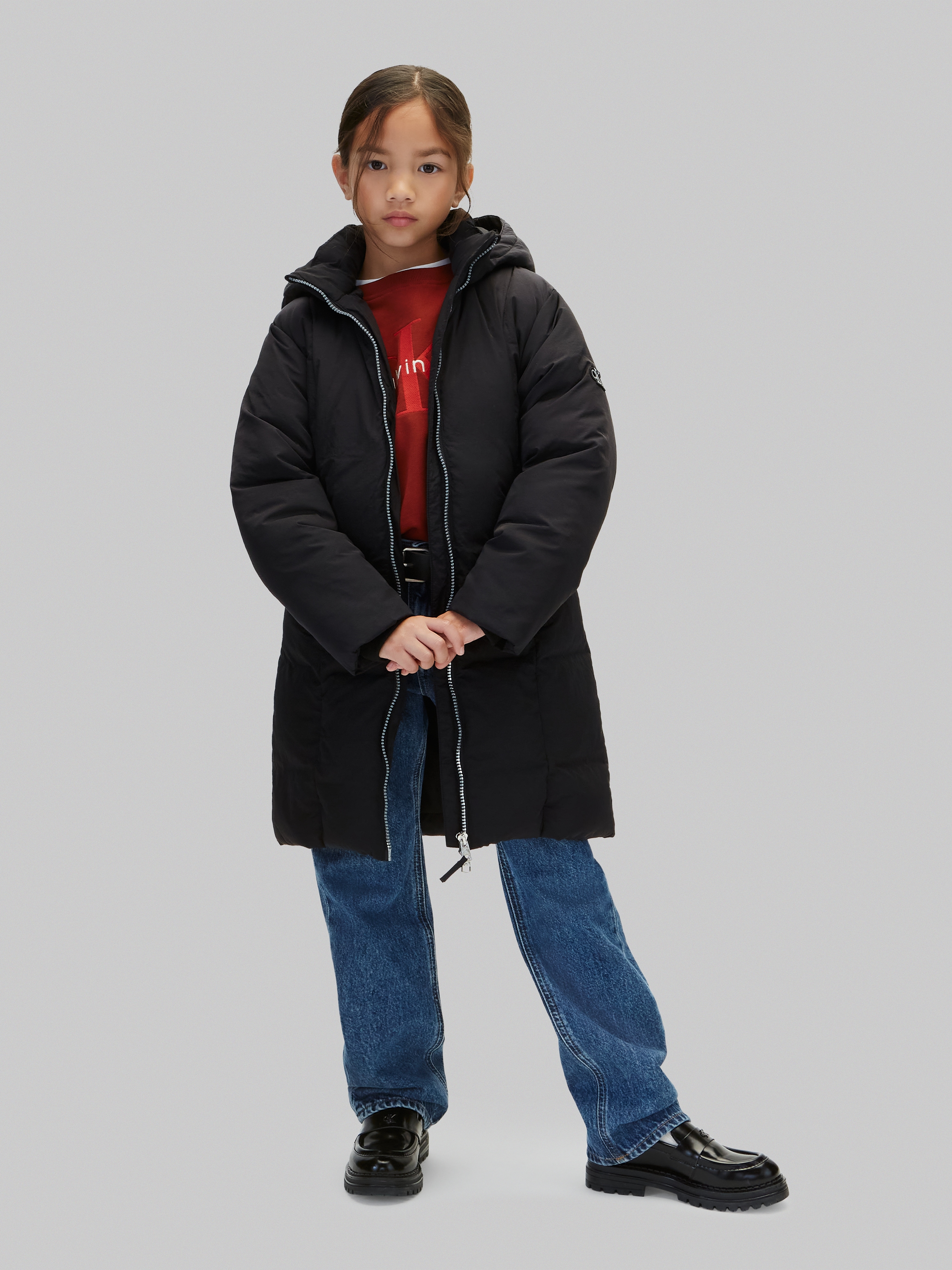 Calvin Klein Steppmantel »CLASSIC FILLED COAT« Regular fit mit Eingrifftaschen