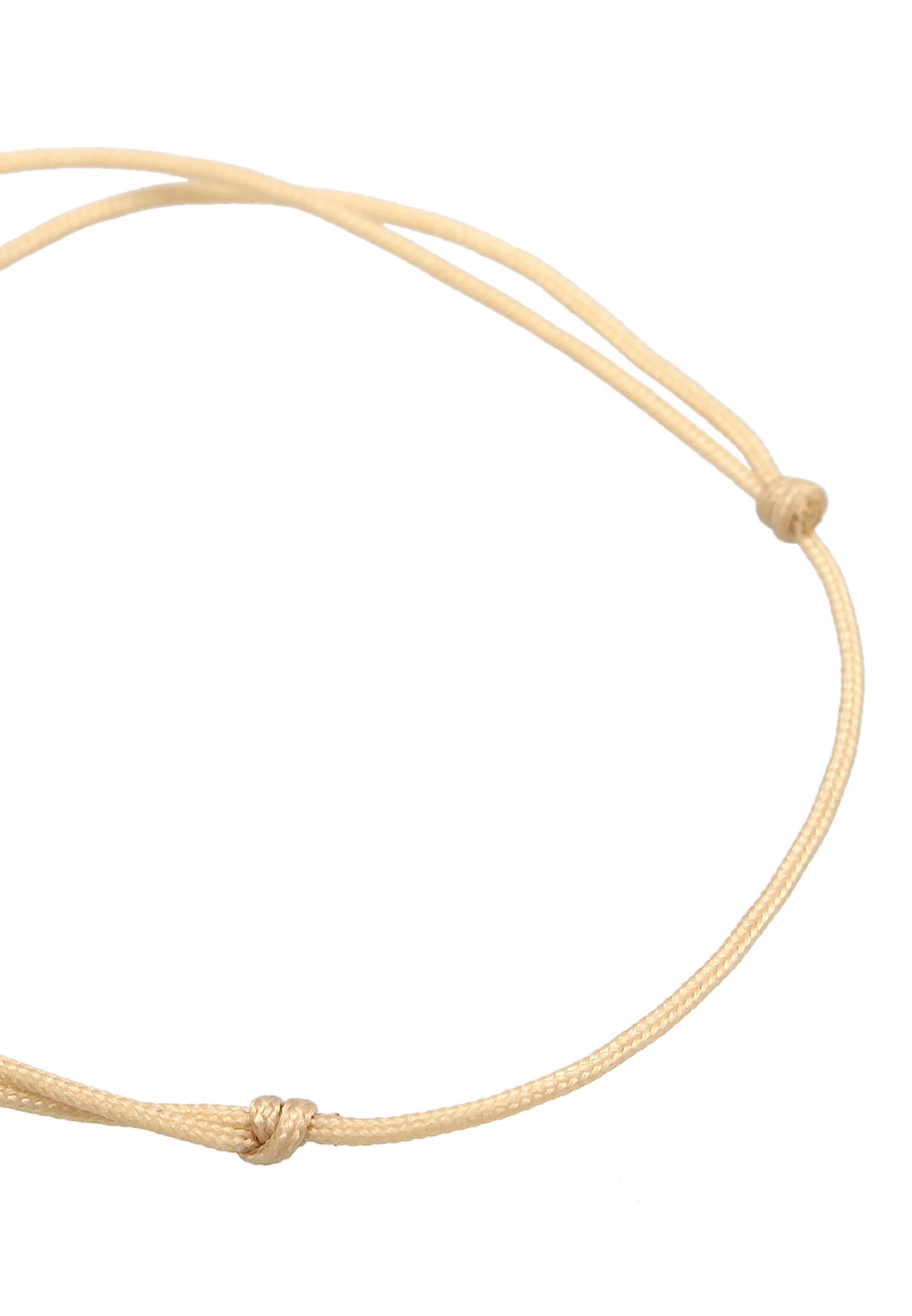 Elli Armkette »Armband Pfote Textilarmband 925 Sterling Silber«
