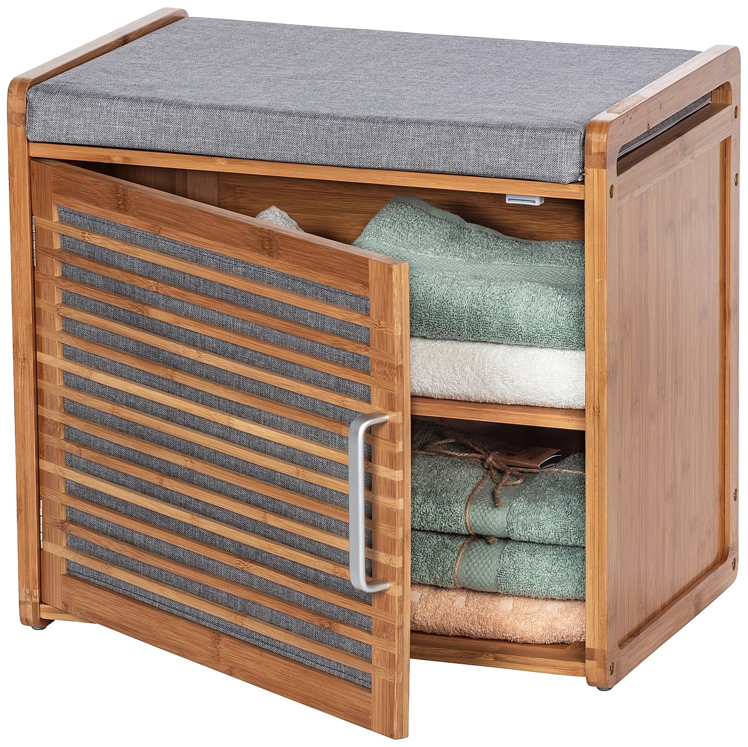 WENKO Schuhbank »Bahari«, BxTxH: 50x33x45 cm, aus Bambus