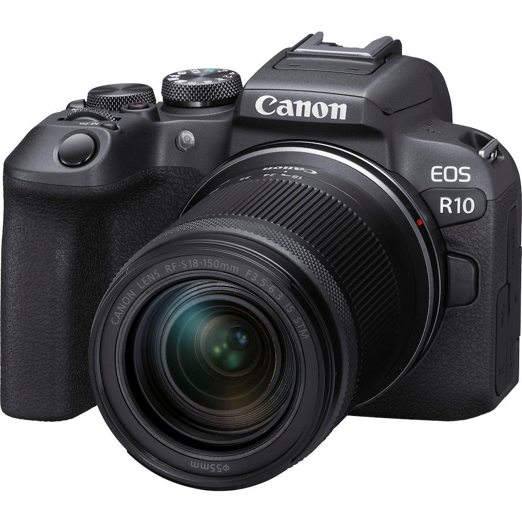 Canon Systemkamera »EOS R10 + RF-S 18-150mm F3.5-6.3 IS STM«, RF-S 18-150mm F3.5-6.3 IS STM, 24,2 MP, Bluetooth-WLAN