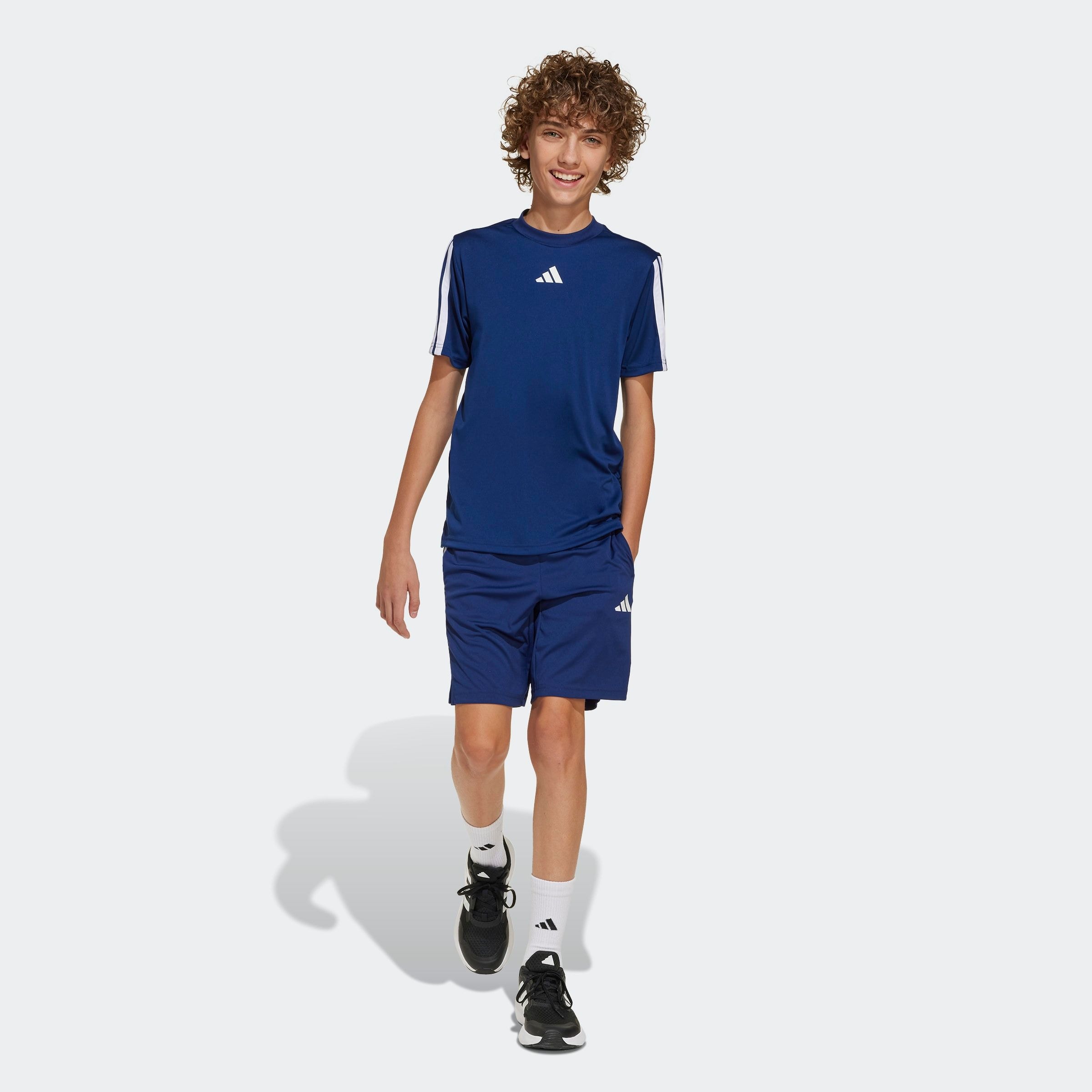 adidas Sportswear T-Shirt »TRAIN ESSENTIALS 3-STREIFEN KIDS«