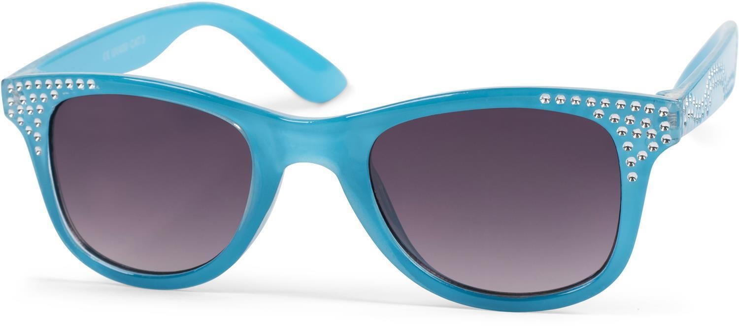 styleBREAKER Wayfarer »Mädchen Nerd Sonnenbrille mit Strass« 1 Stk.