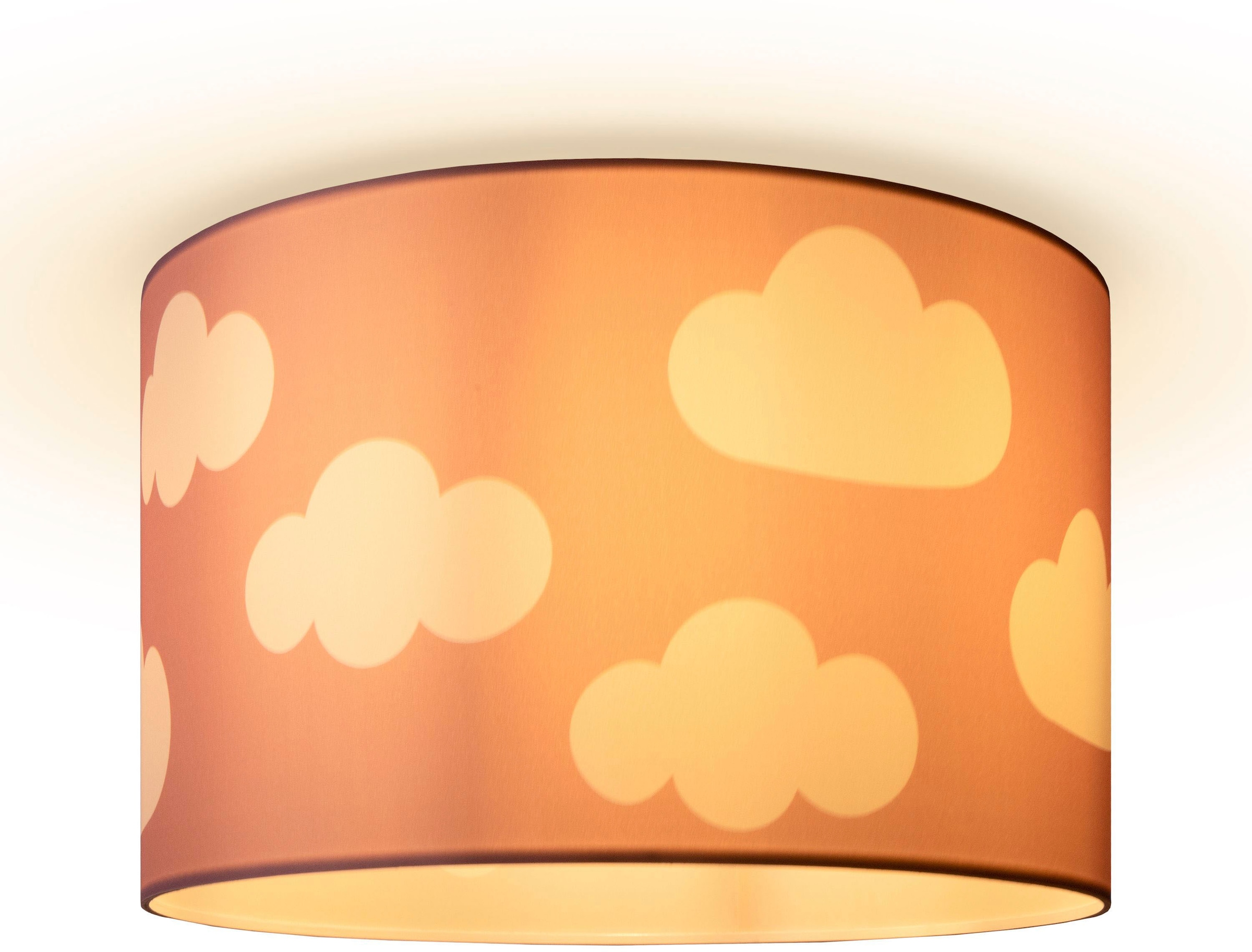 Cosmo«, Kinder Deckenleuchte online Deckenleuchte Lampe Paco kaufen Wolke Stoffschirm mit | Home E27 Rund XXL Jahren »Hugo Garantie Kinderzimmer 3