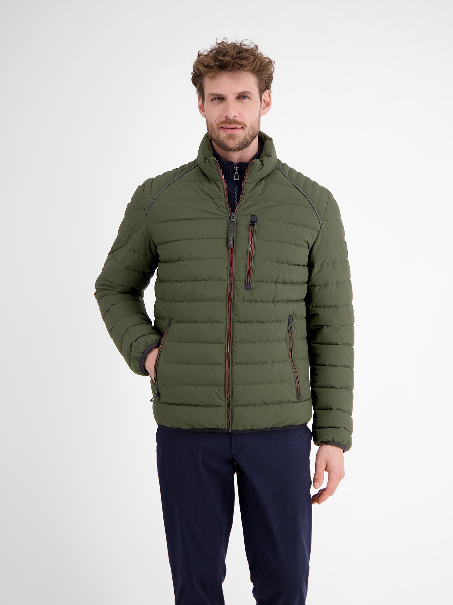 LERROS Steppjacke »LERROS Light-Weight Herren Steppjacke«, ohne Kapuze, Wasserabweisend, atmungsaktiv