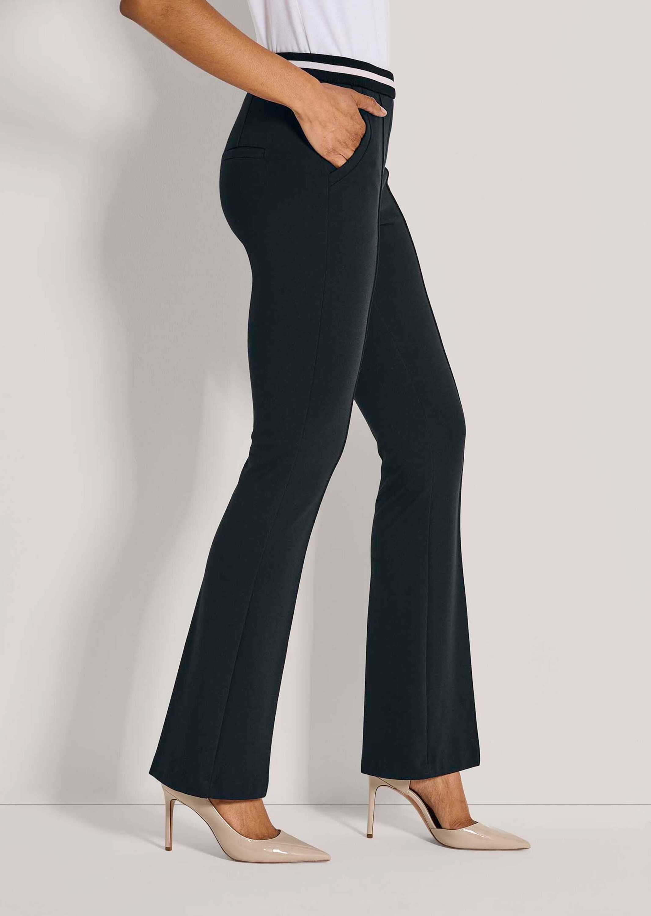 MADELEINE Stoffhose »Bootcut-Hose Viskose Jersey-Hose mit Bootcut«