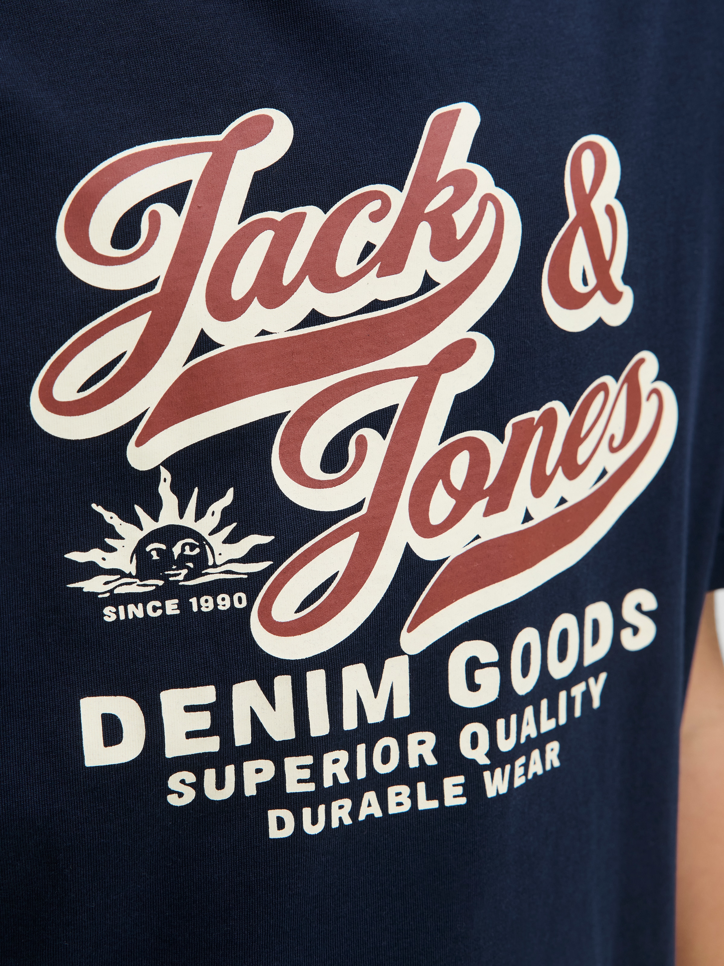 Jack & Jones Junior T-Shirt »JJELOGO TEE SS ONECK 2 COL AW25 NOOS JNR«