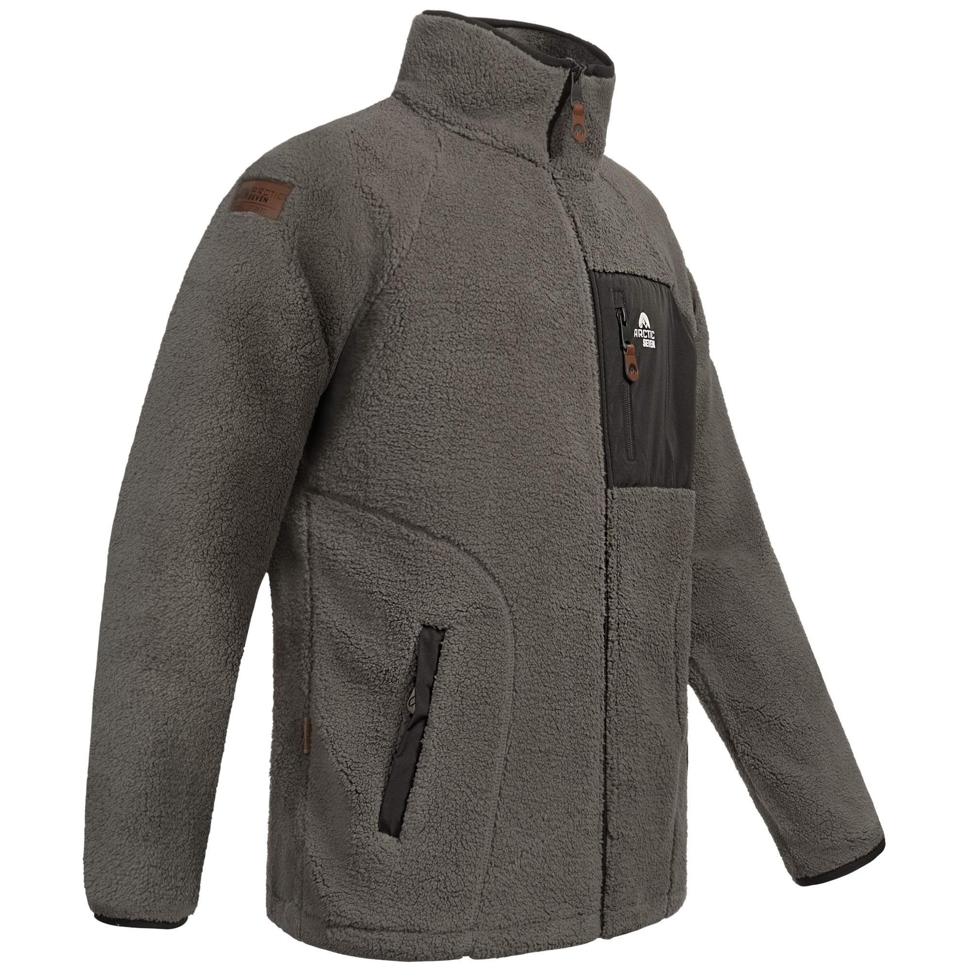 Arctic Seven Fleecejacke »Arctic Seven Herren Sherpa Fleecejacke AS415«