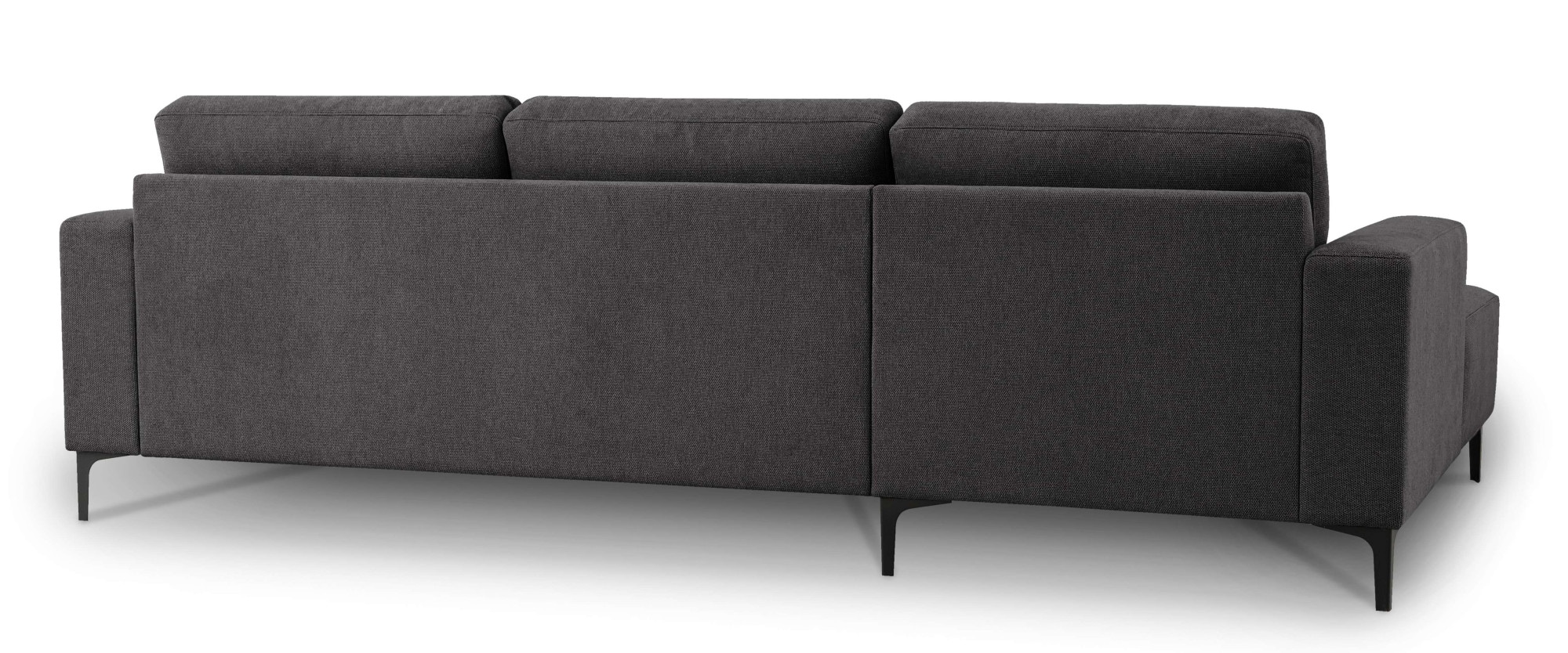Home affaire Ecksofa »Tournon, L-Form, Breite 262 cm, Webstoff, Chenille«, Designsofa im nordischen Stil, Wellenunterfederung, Metallfüße