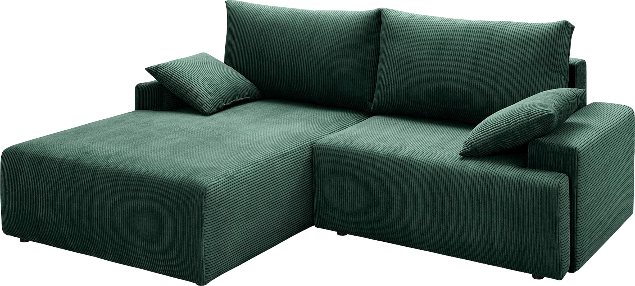 und Cord-Farben Bettkasten Bettfunktion bequem inklusive fashion - bestellen sofa in exxpo Ecksofa verschiedenen »Orinoko«,