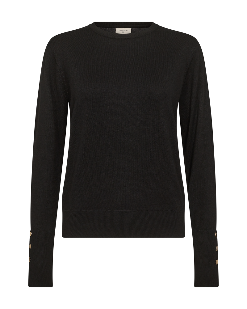FREEQUENT Strickpullover »FQKATIE-PULLOVER« mit Zierknöpfen