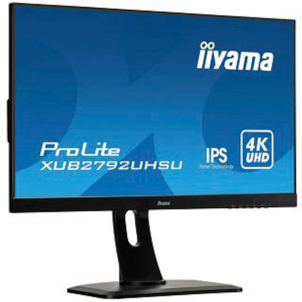 Iiyama LED-Monitor »ProLite XUB2792UHSU«, 68 cm/27 Zoll, 3840 x 2160 px, 4K Ultra HD, 4 ms Reaktionszeit, 60 Hz