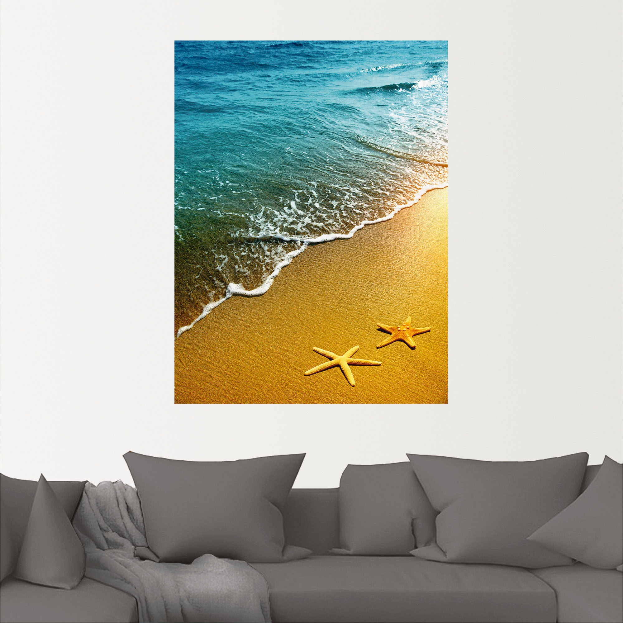Artland Wandfolie »Seesterne«, Strand, (1 St.), selbstklebend