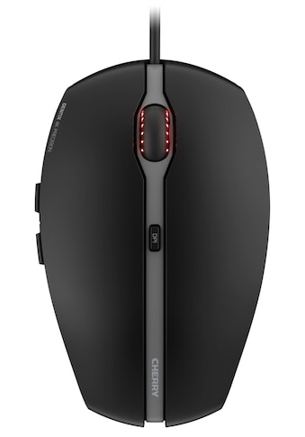 Maus »GENTIX 4K Kabelgebundene Maus, Schwarz, USB«