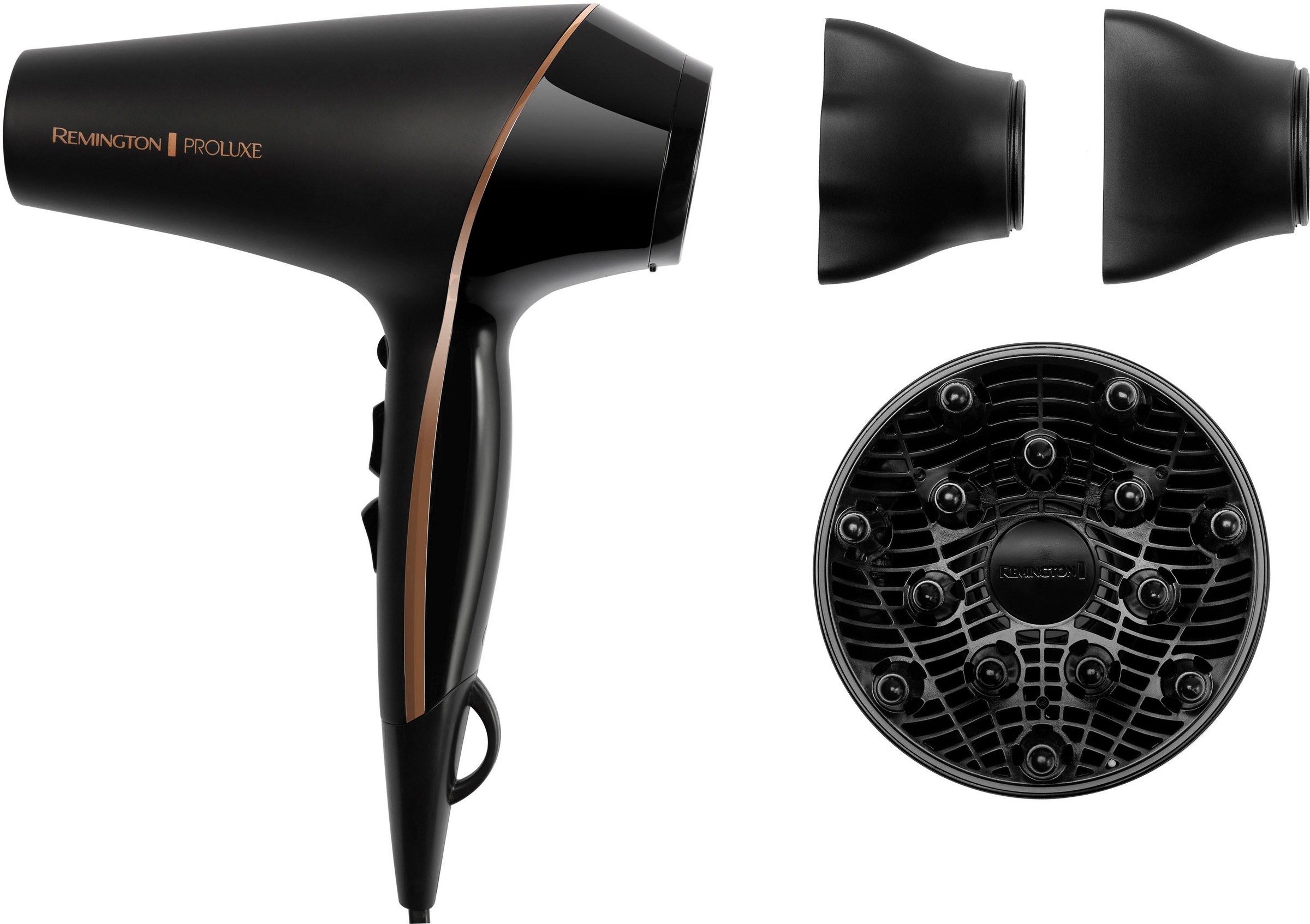 Remington Haartrockner »AC9140B PROluxe Midnight Edition«, 2400 W, 3 Aufsätze,... kaufen