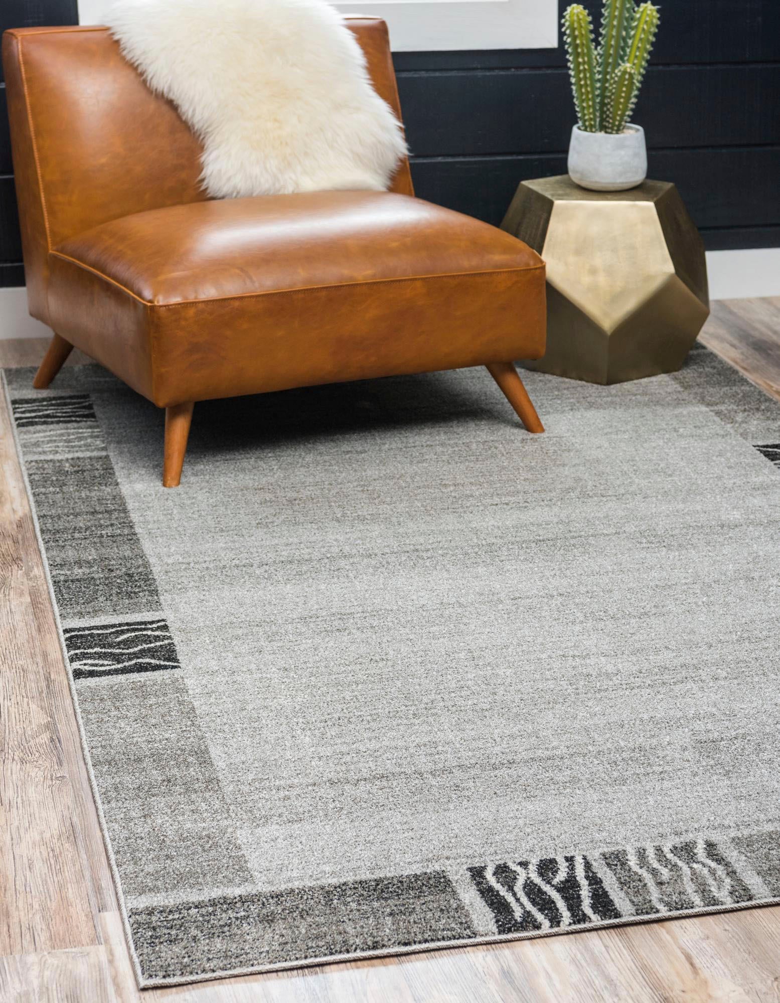 Myflair Möbel & Accessoires Teppich »Good Times, LAGERRÄUMUNG!« rechteckig 13 mm Höhe Kurzflor, gewebt, melierte Optik, mit Bordüre