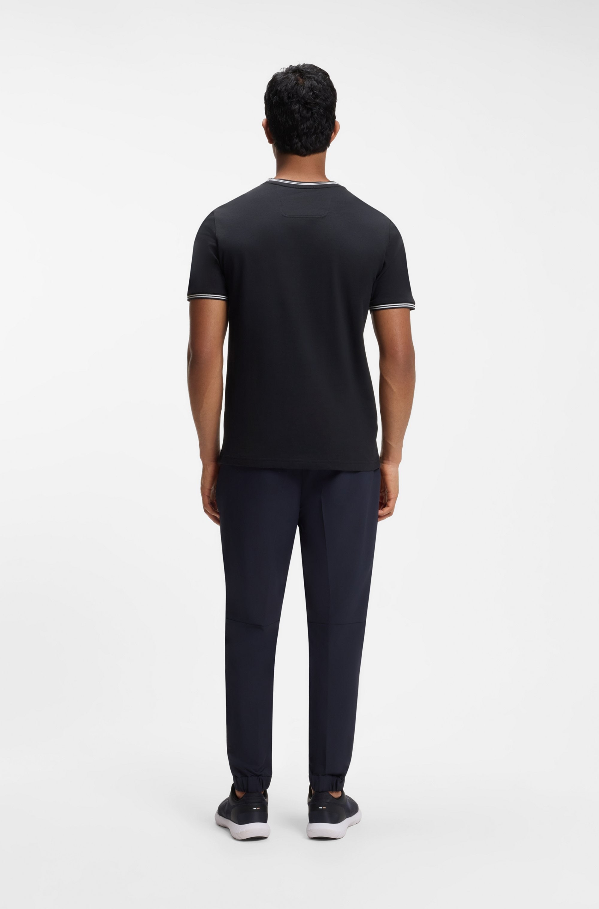 BOSS GREEN T-Shirt »Taul Stretch-Baumwoll-Pique« aus softem Stretch-Baumwoll-Piqué, Regular Fit, Kühlend