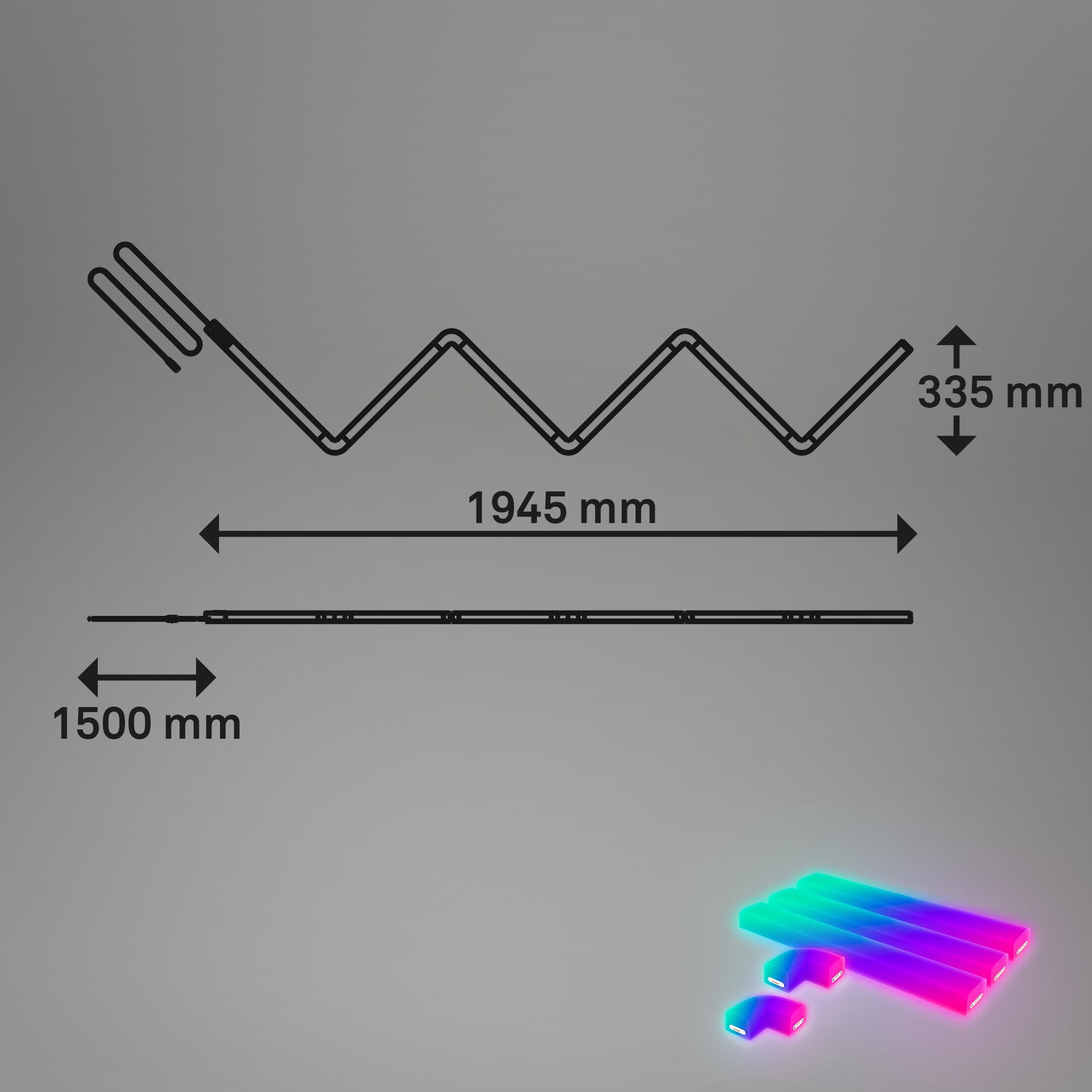 Briloner Leuchten Deckenleuchte »Deckenleuchte REMSA«