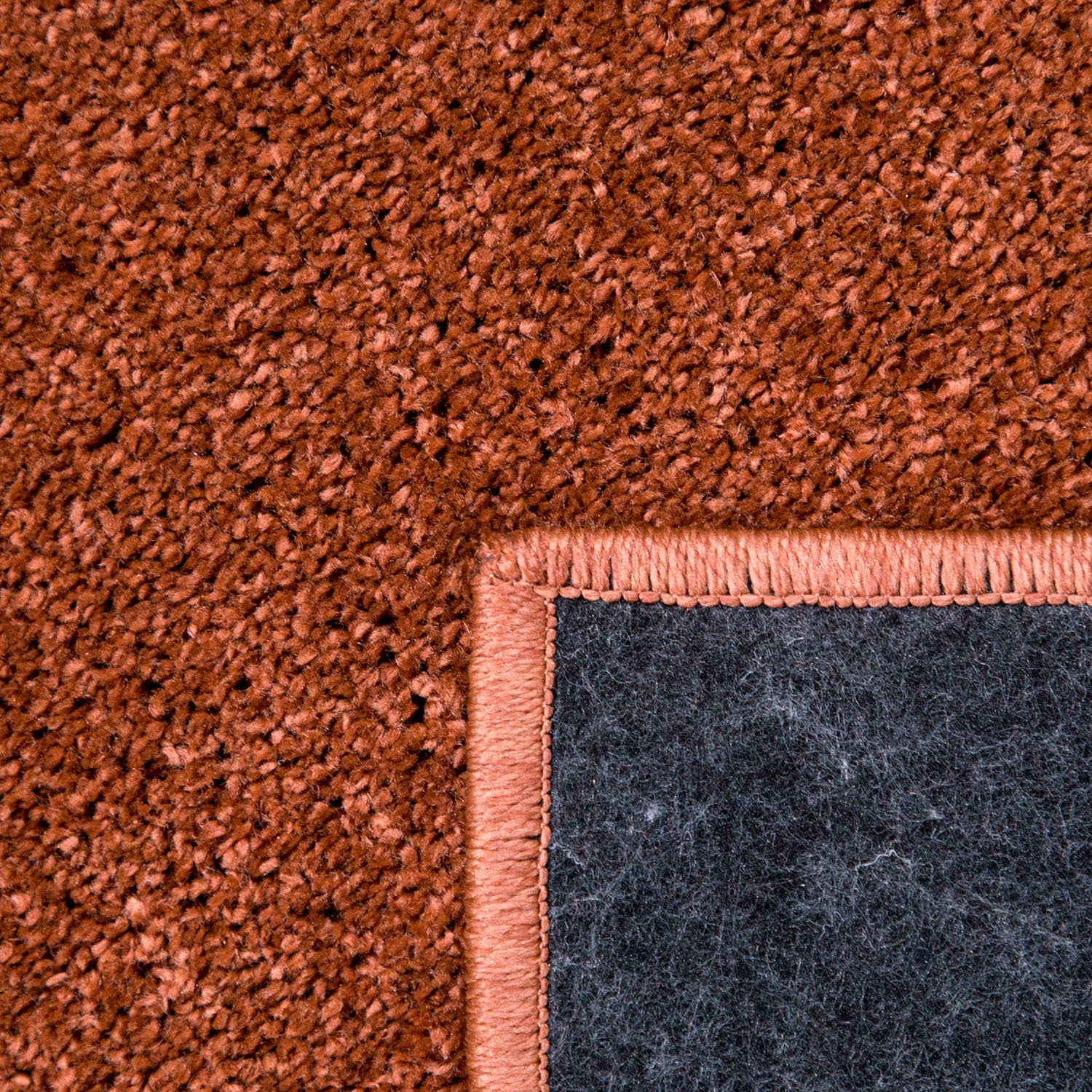 Paco Home Teppich »Porto 890« rund 13 mm Höhe Kurzflor, Uni-Farben, ideal im Wohnzimmer & Schlafzimmer