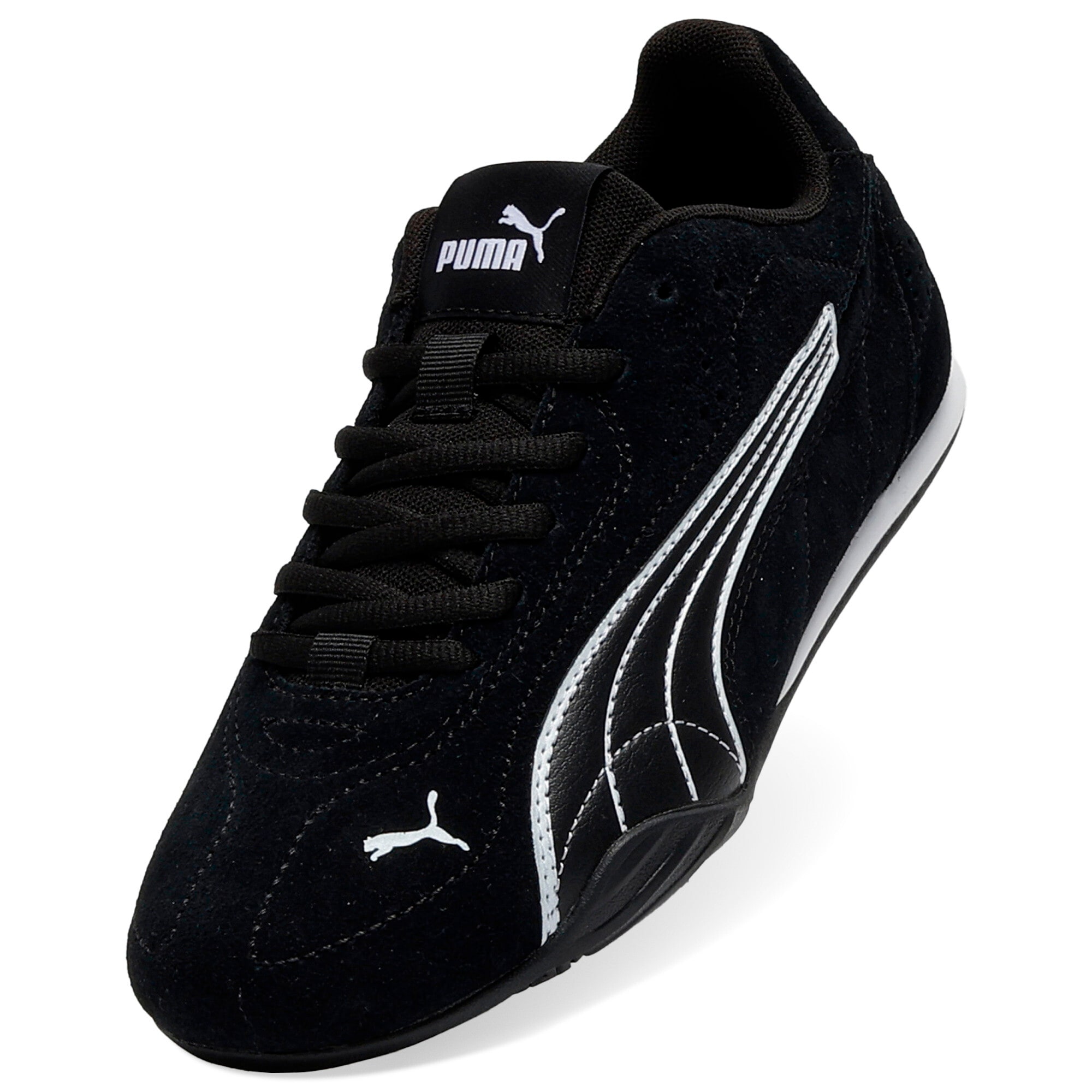 PUMA Sneaker »CATCH SD JR«  mit sportlichem Design, Obermaterial aus Leder, mit Schnürung