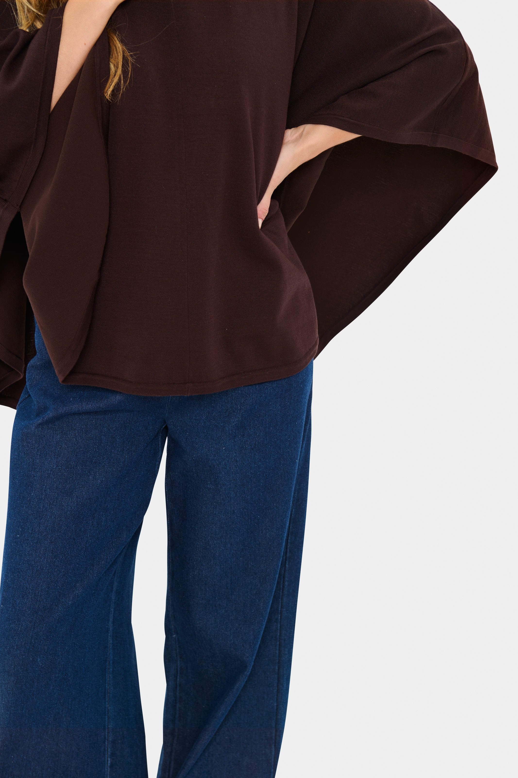 Saint Tropez Strickponcho »BilliSZ Poncho« Loose fit, Viskosemischung