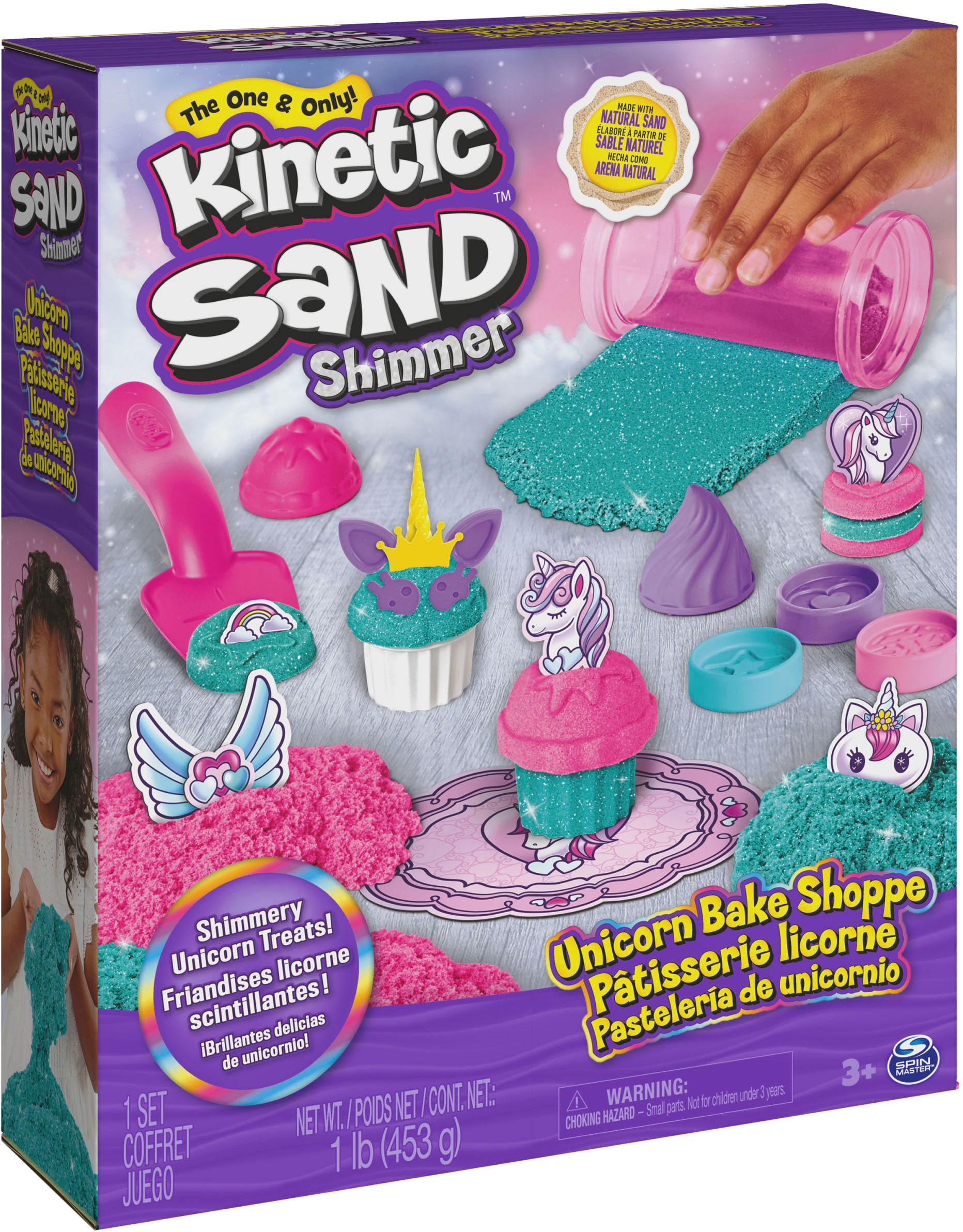 Spin Master Kreativset »Kinetic Sand - Unicorn Bake Shoppe 454 g«