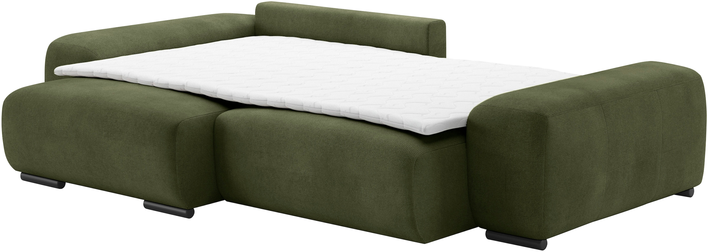 Mr. Couch Polsterecke »Sundance, L-Form«, Dauerschläfer mit Bett, Bettkasten, bis 140 kg belastbar
