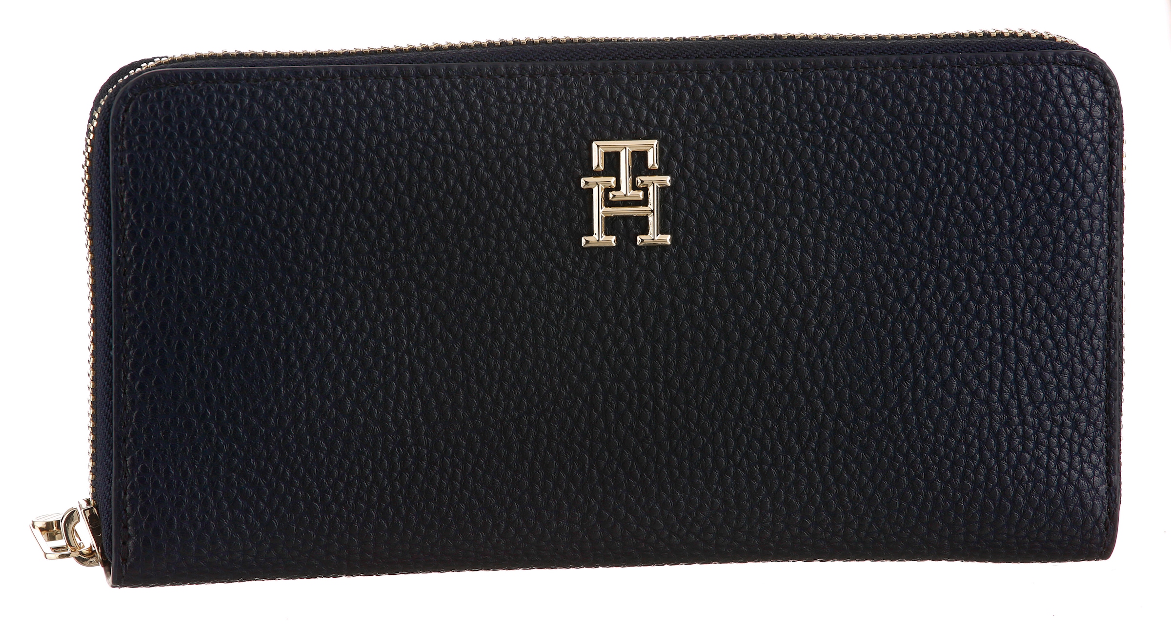 Tommy Hilfiger Geldbörse »TH EMBLEM LARGE ZA«, mit TH-Emblem vorne