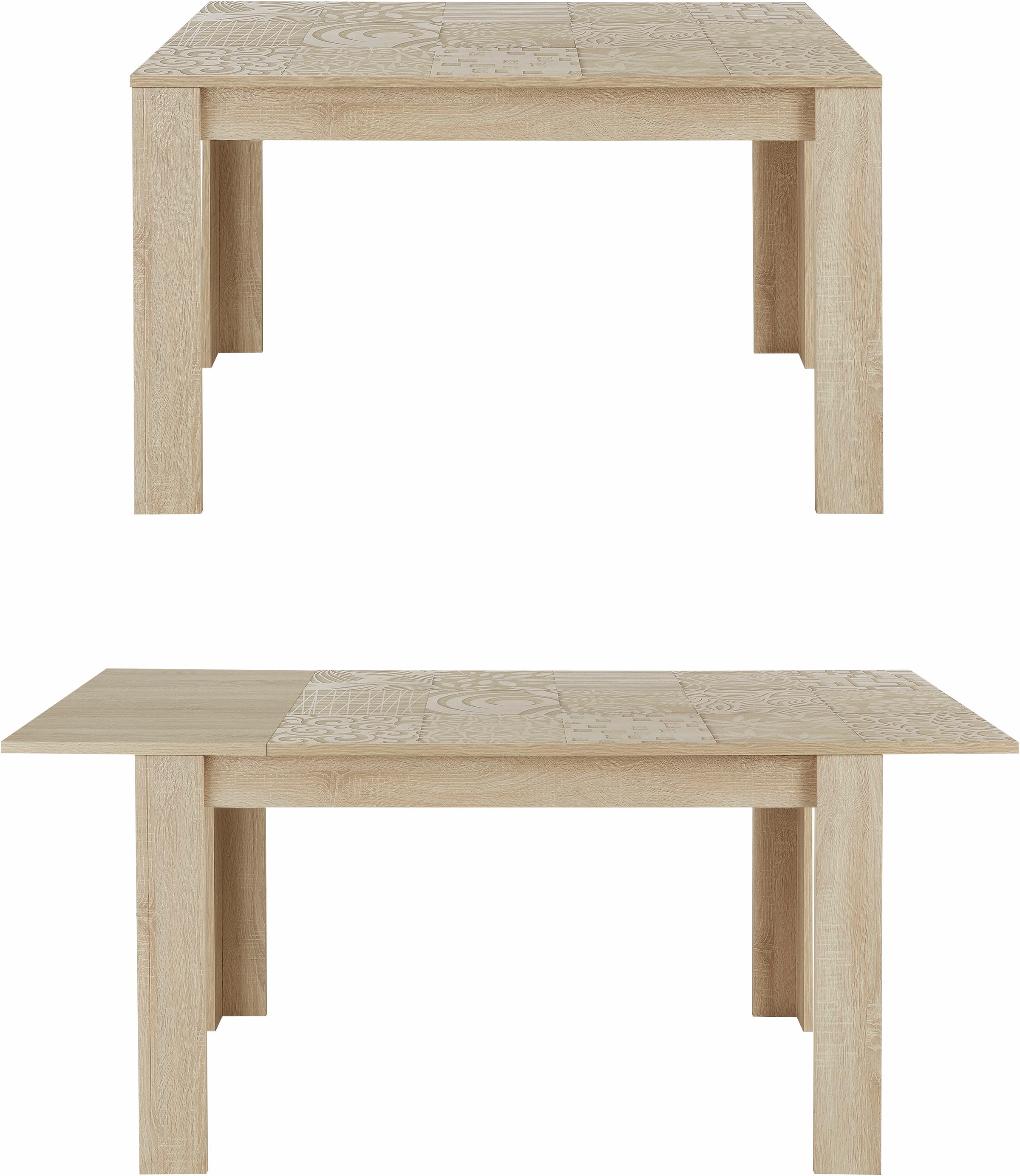 Home affaire Esstisch »Miro« Breite 137 - 185 cm