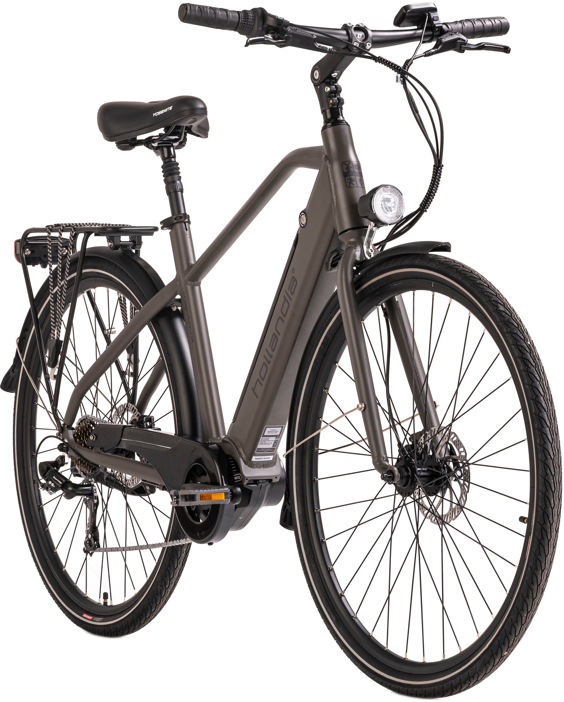 Hollandia E-Bike »Mantova«, 7 Gang, Shimano, Tourney, Mittelmotor 250 W, Pedelec, Elektrofahrrad für Herren, Urbanbike